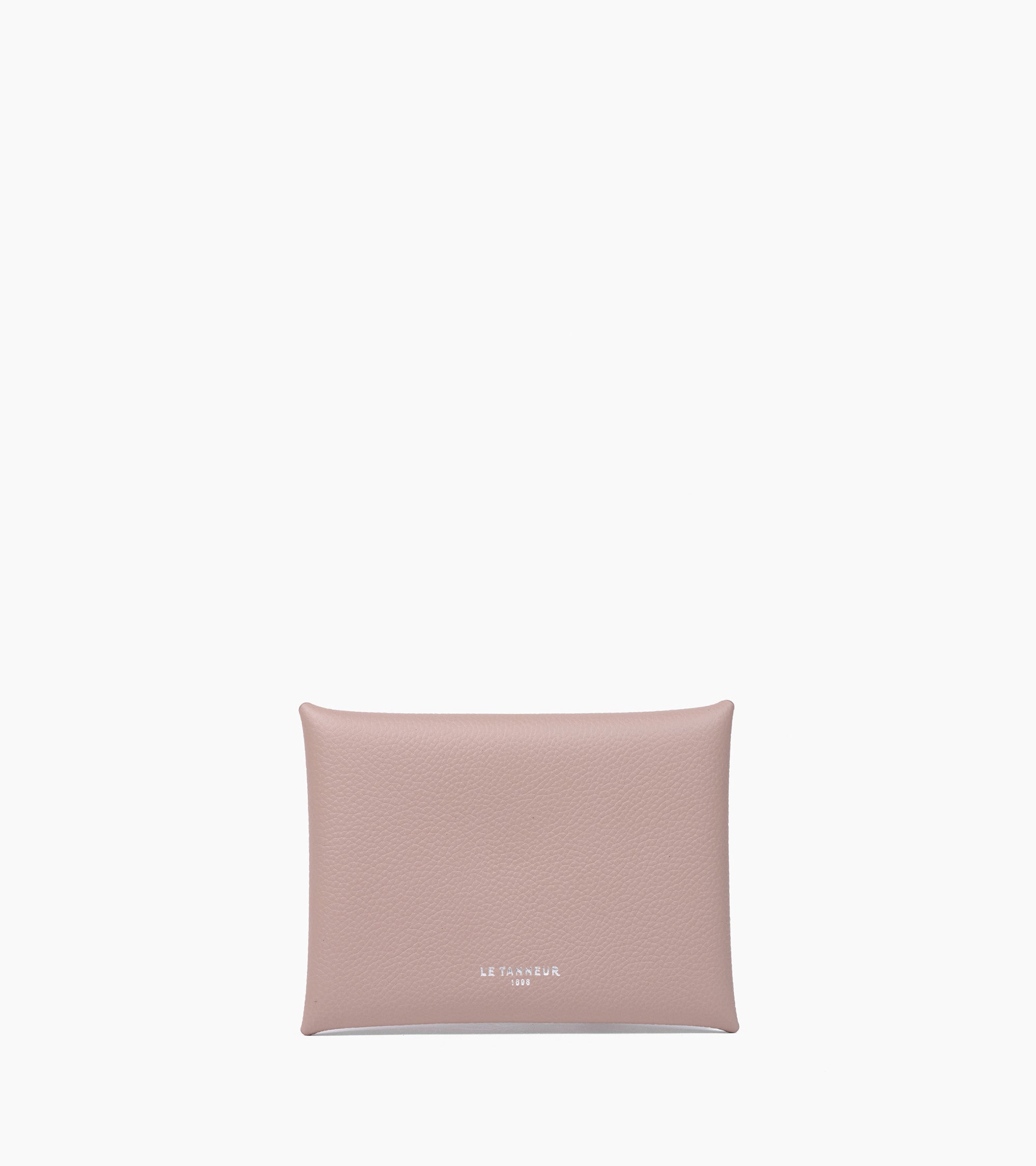 Pochette enveloppe en cuir grainé