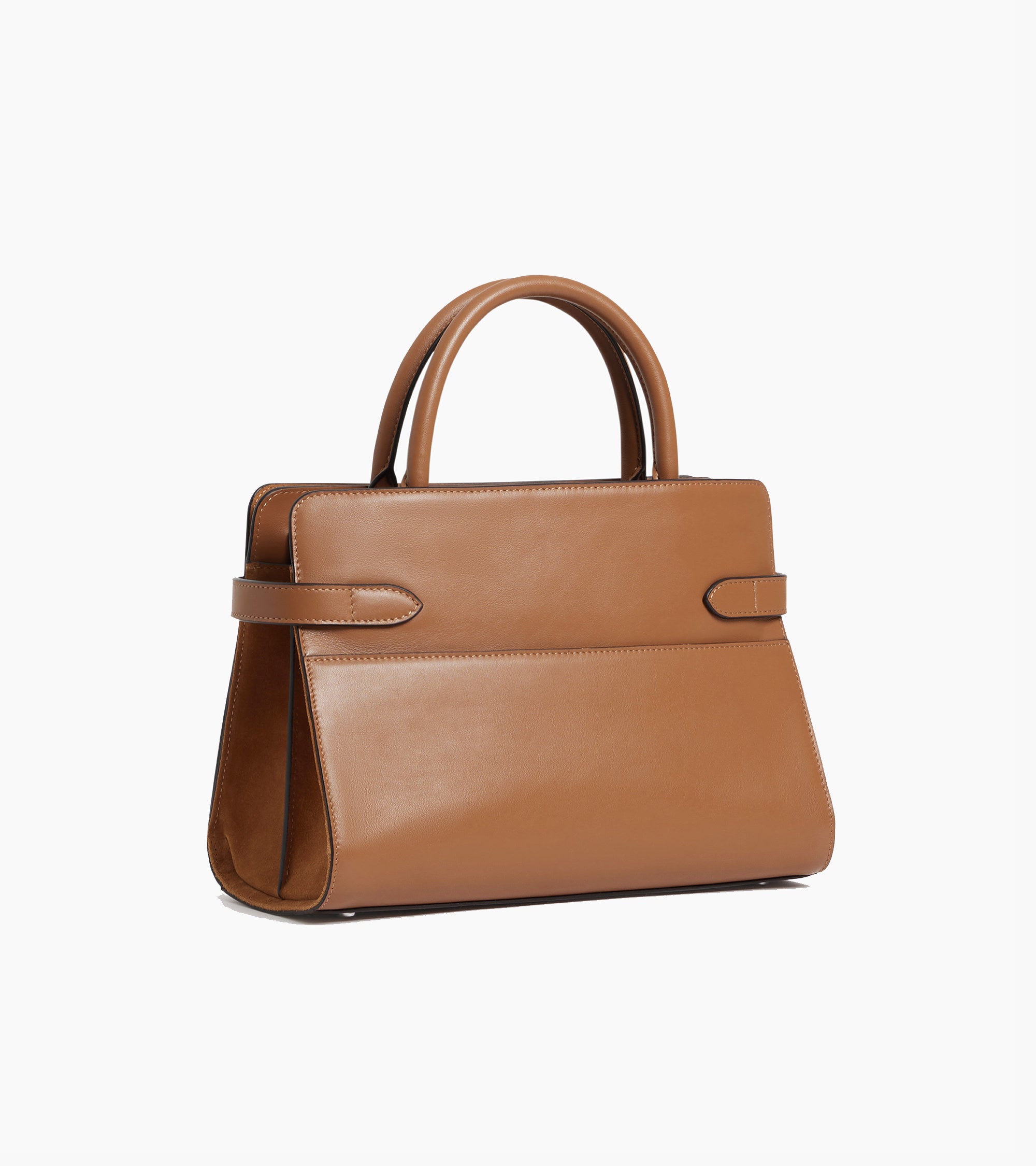 Mittelgroße Handtasche Emie aus Glattleder und nubuk