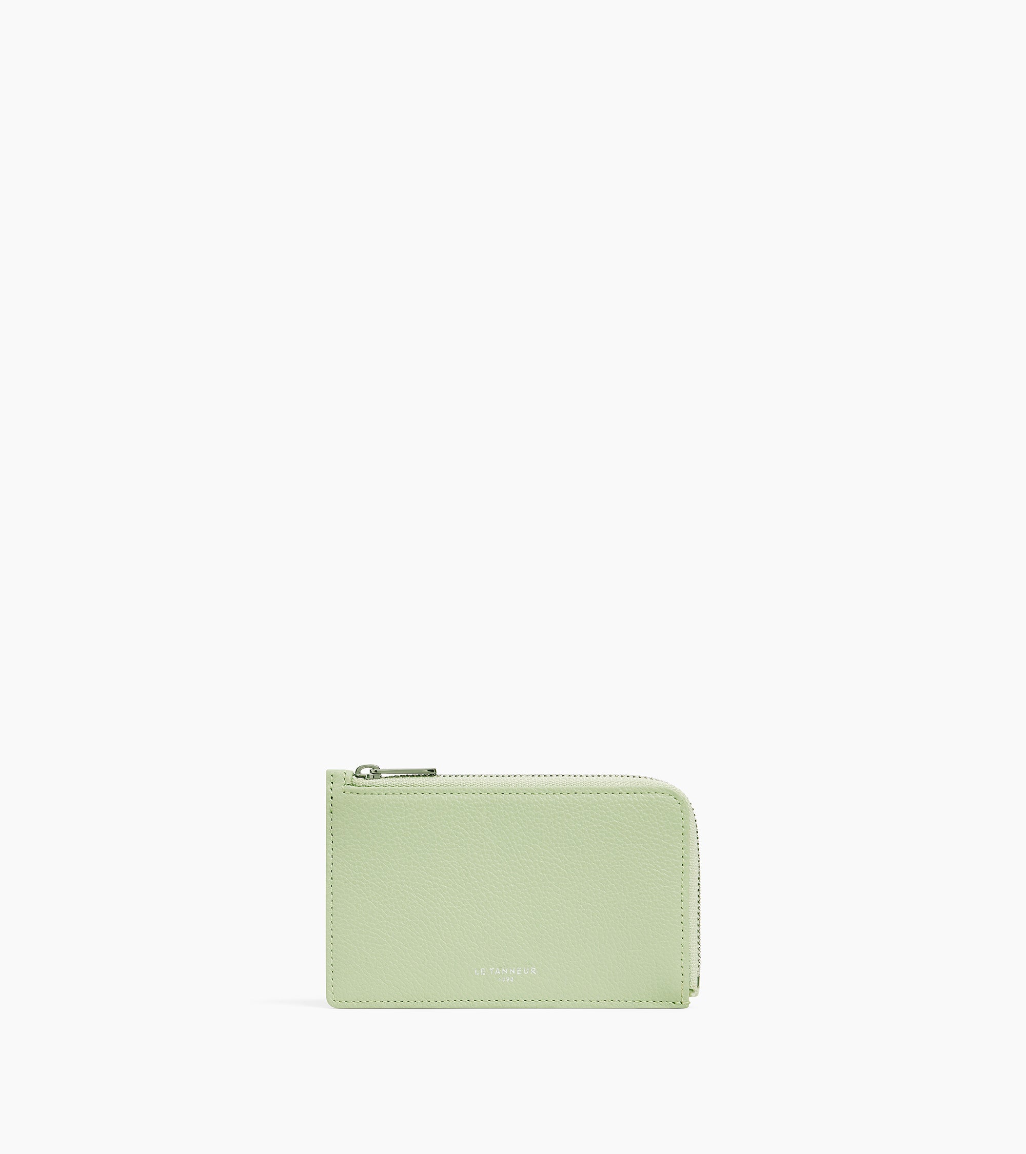 Kartenetui Emilie aus genarbtem Leder mit Reißverschluss