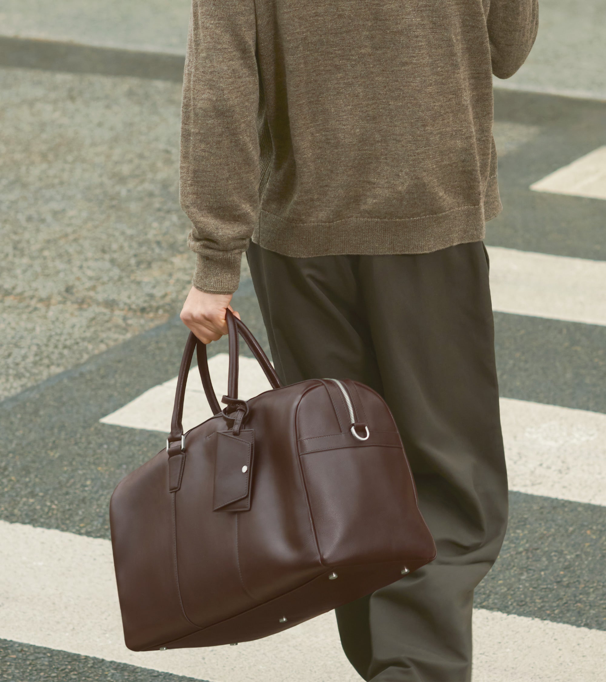 Marceau 48-hour travel bag in oiled leather