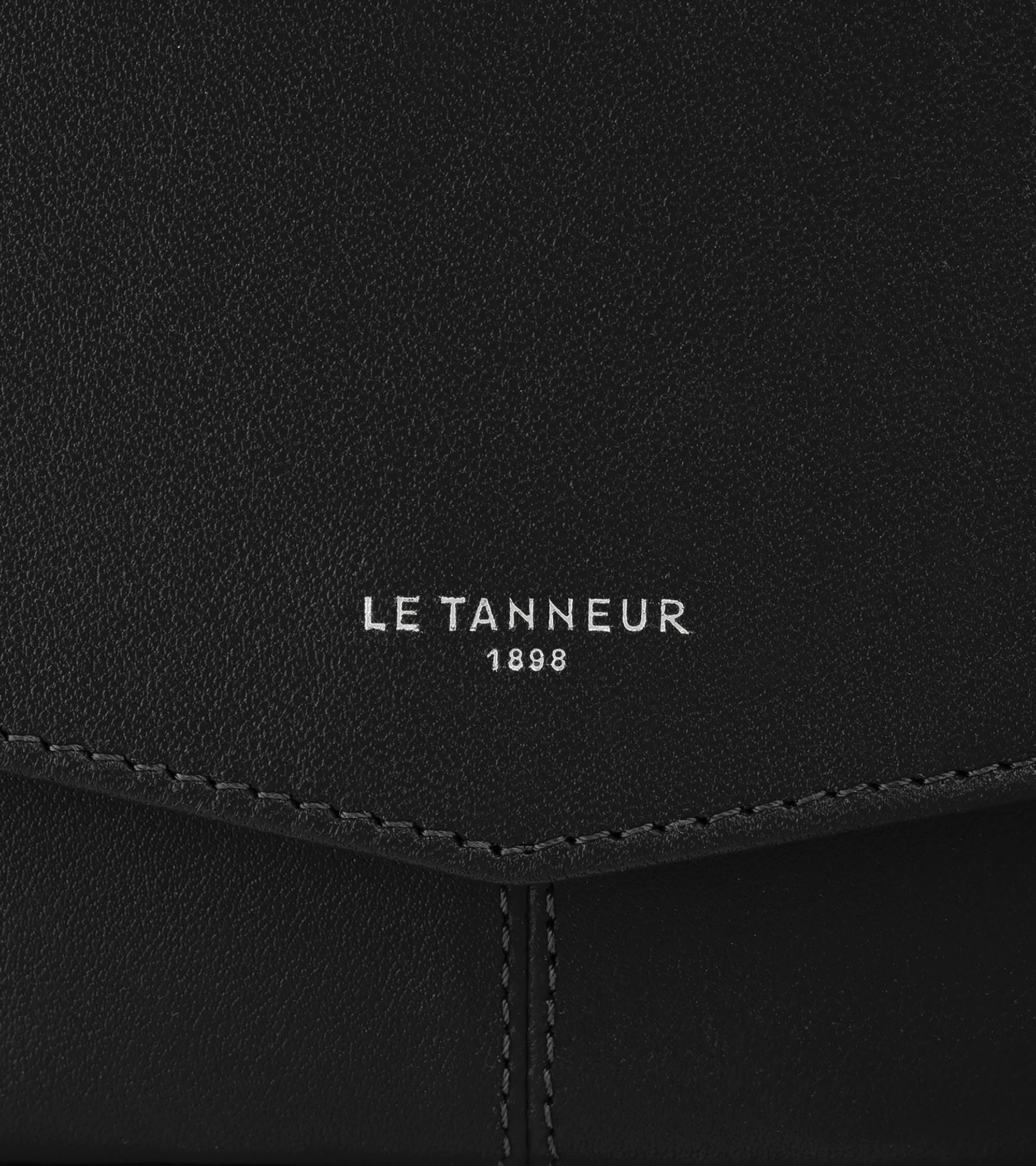 Pochette avec bandoulière amovible Charlotte en cuir lisse