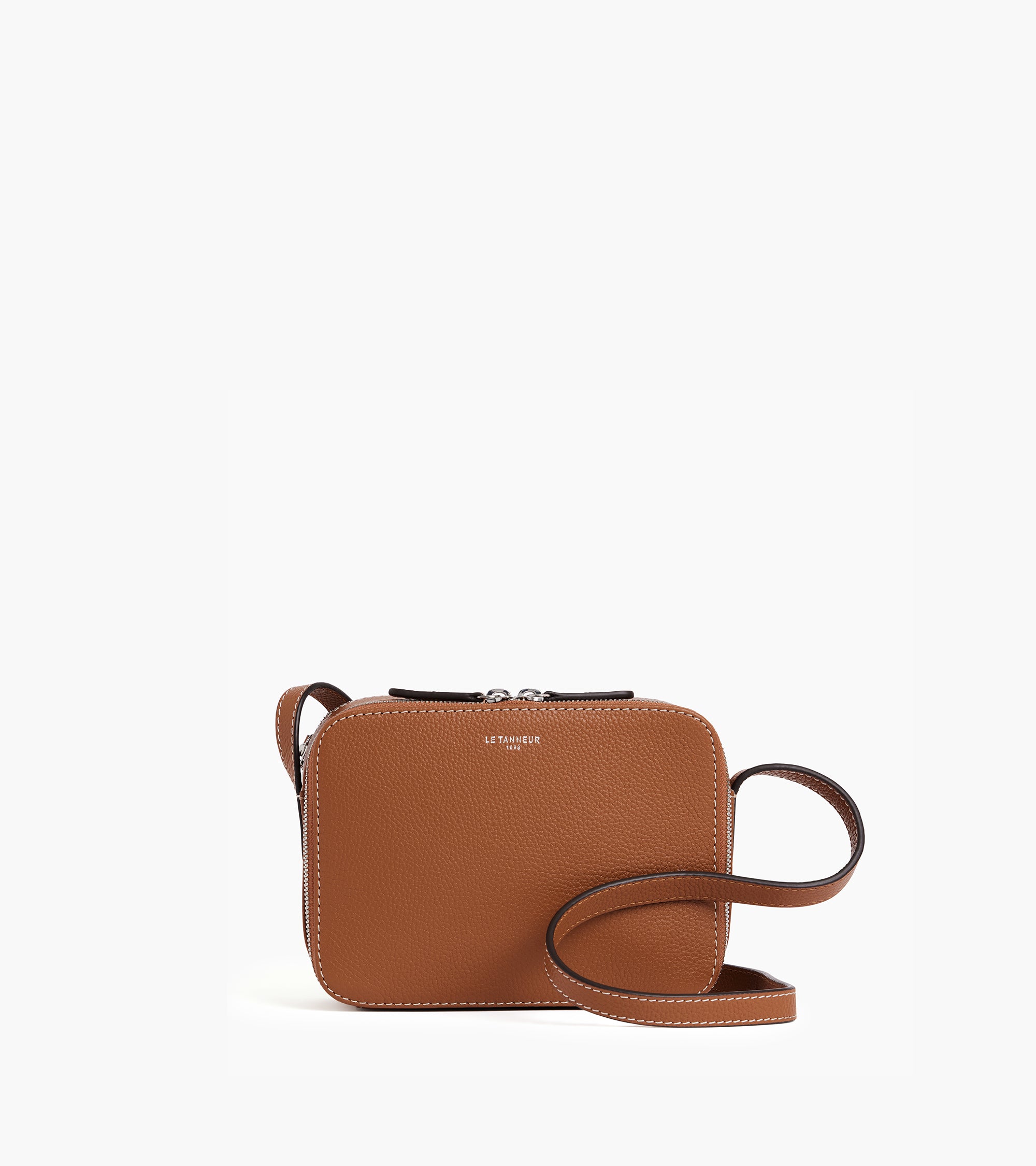 Small cross body Sophie pebbled leather bag