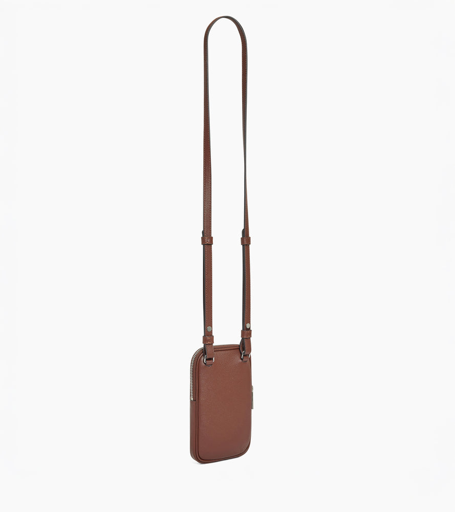Emile phone case in grained leather