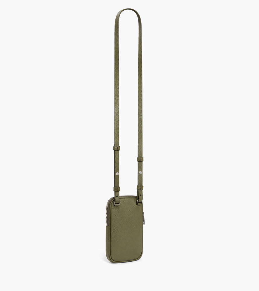 Etui téléphone en cuir grainé