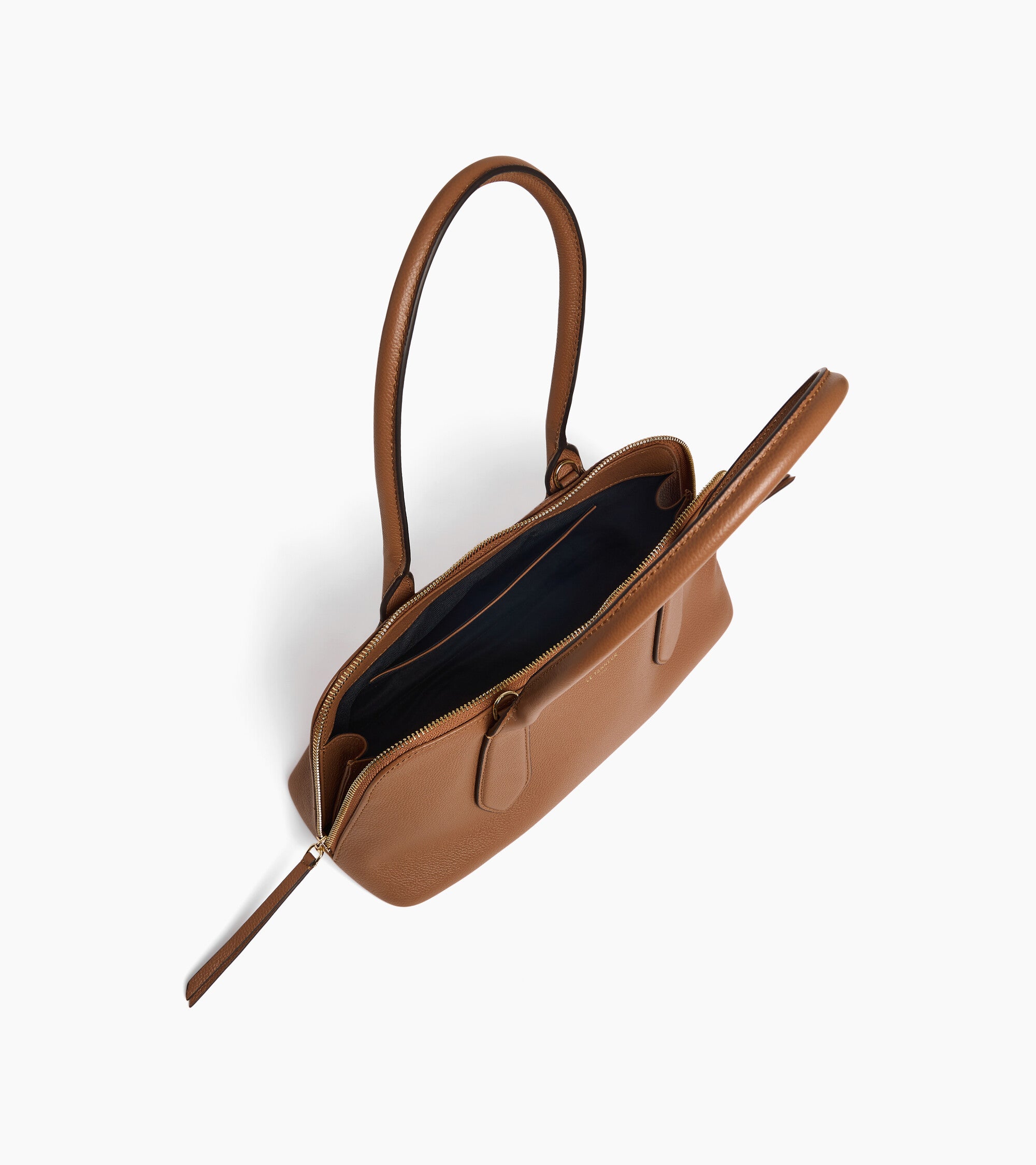 Apolline bowling bag in grained leather