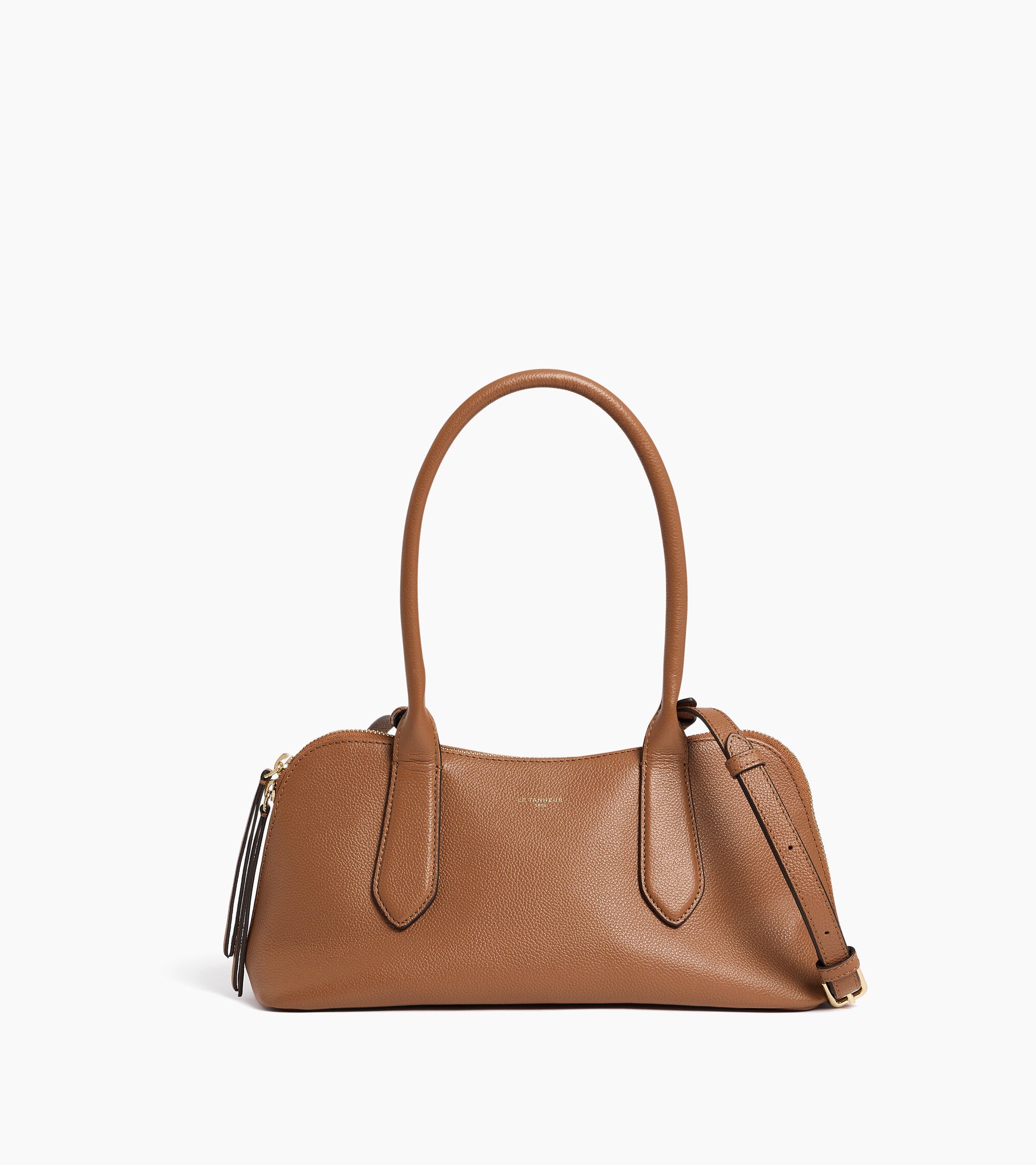 Apolline bowling bag in grained leather