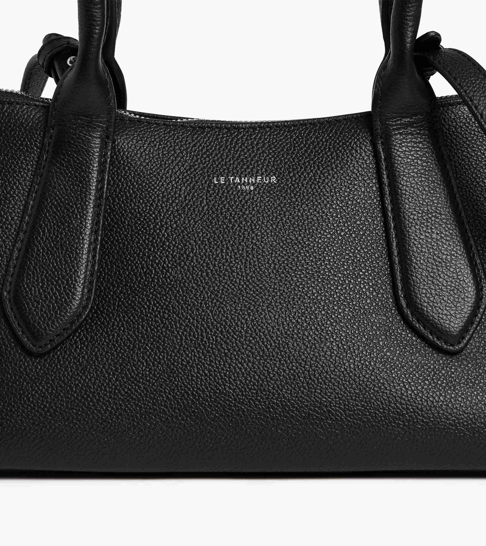 Apolline bowling bag in grained leather