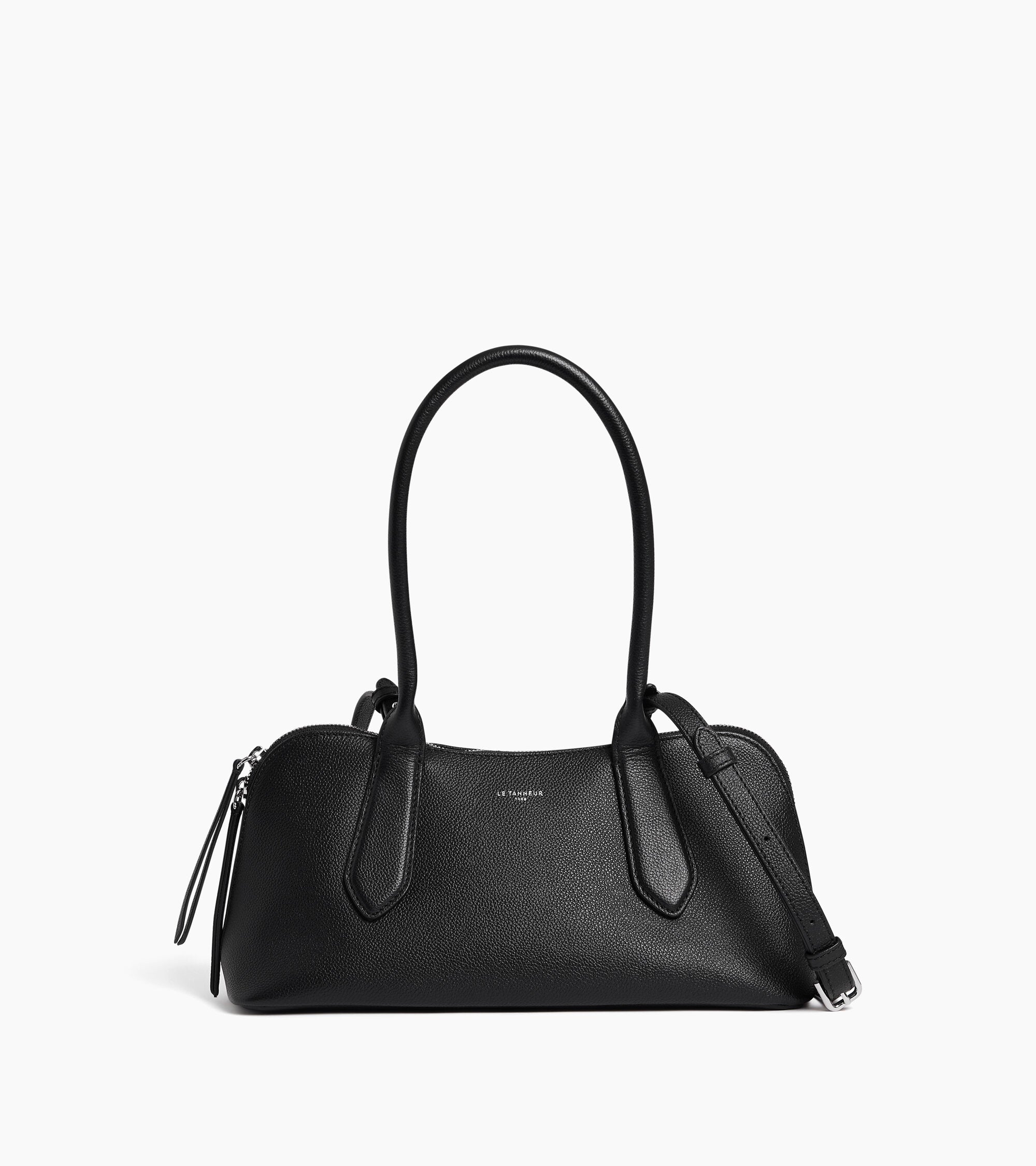 Apolline bowling bag in grained leather