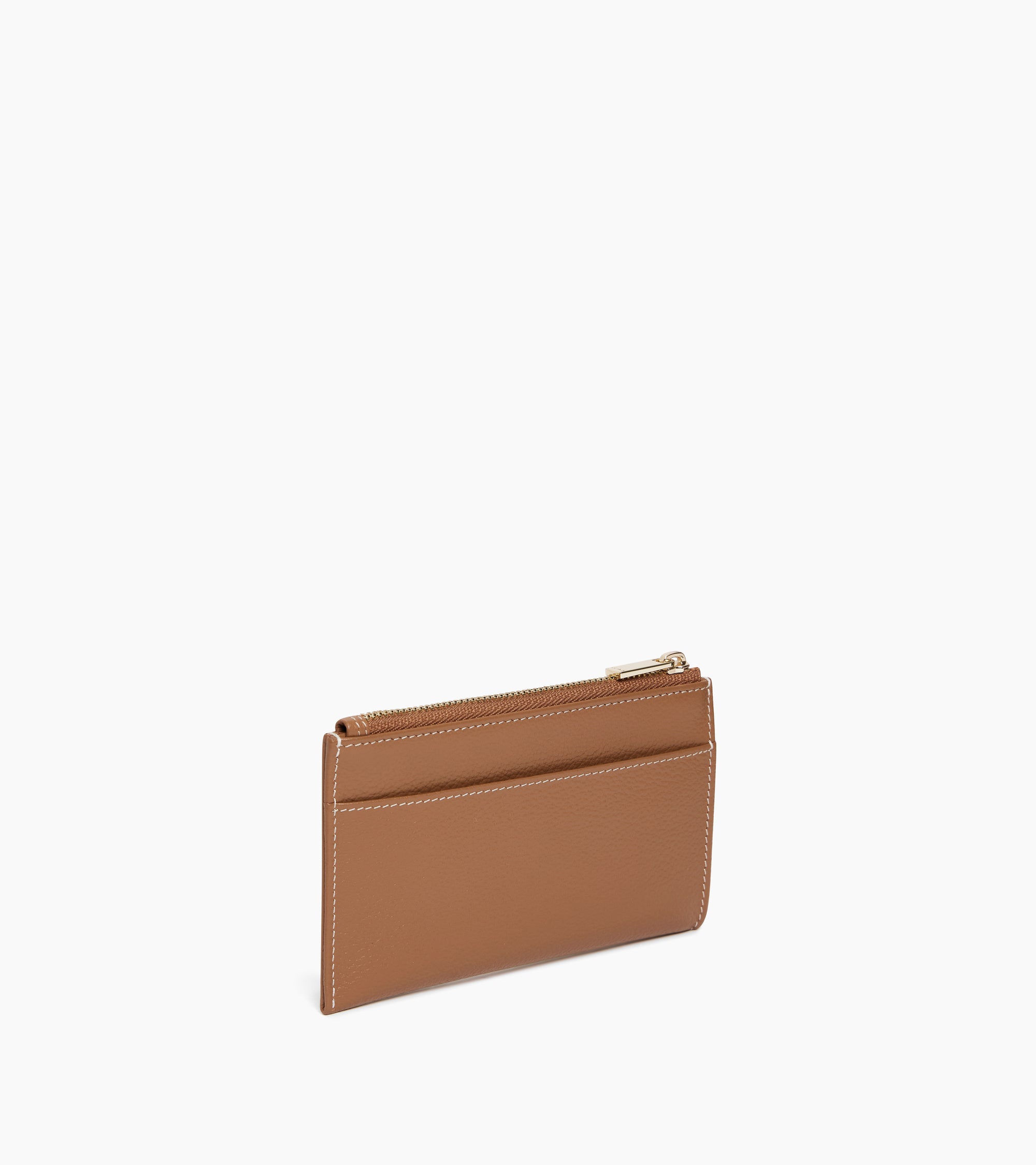 Estuche para llaves con cremallera Albertine de piel granulada