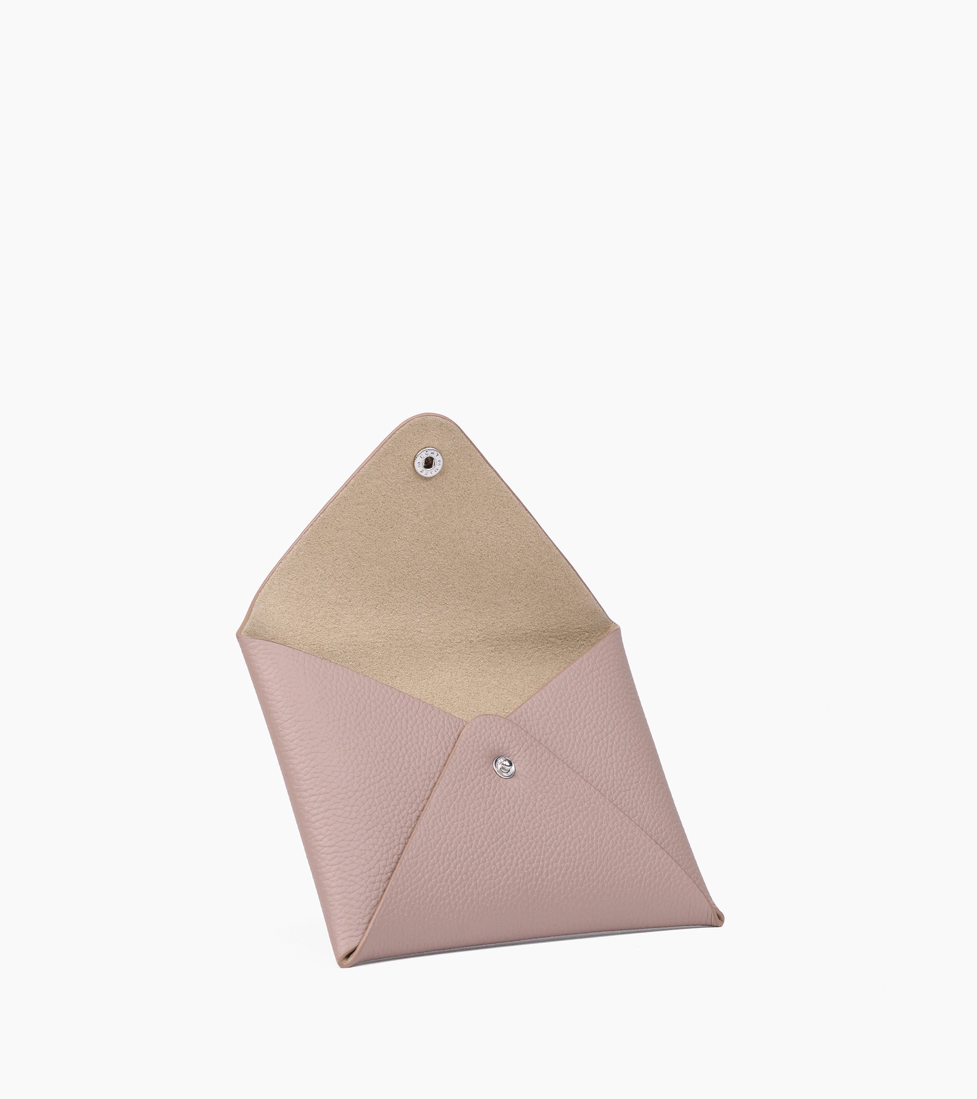 Funda tipo sobre de piel granulada