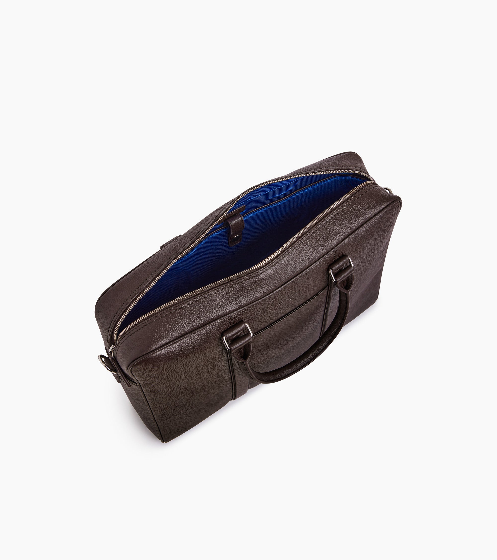 Porte documents 15" Charles en cuir grainé grand modèle