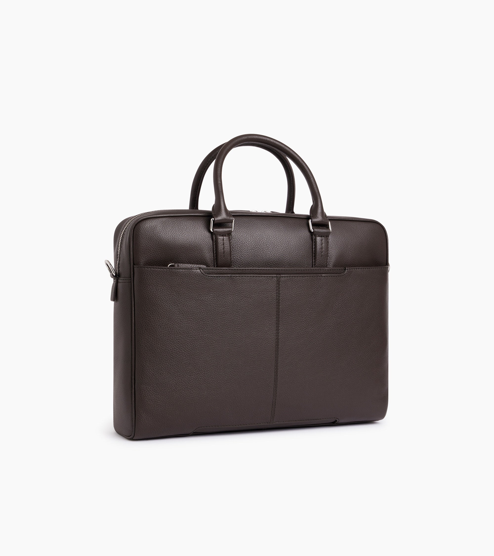 Porte documents 15" Charles en cuir grainé grand modèle