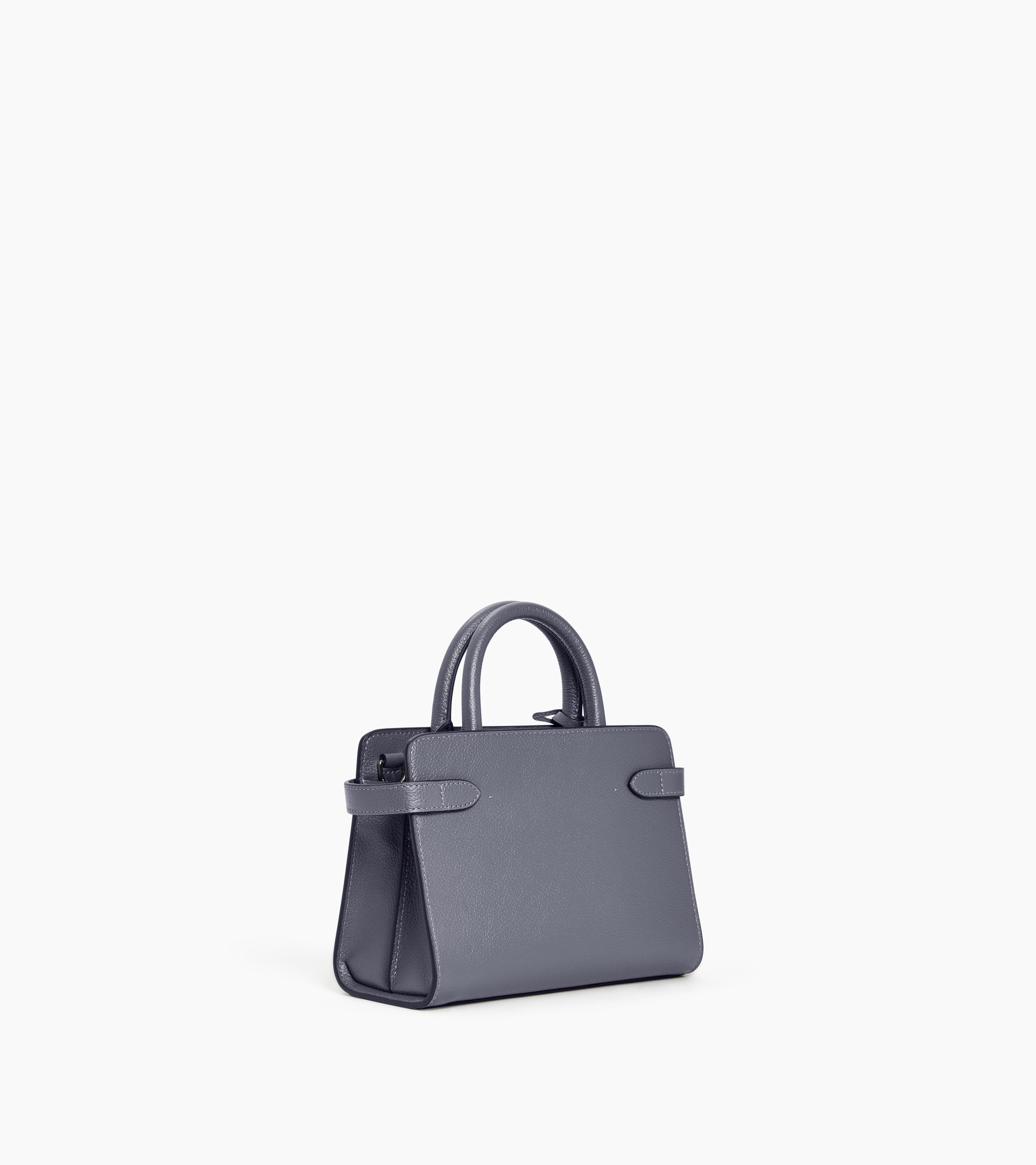 Kleine Handtasche Emilie aus genarbtem Leder mit Trageriemen