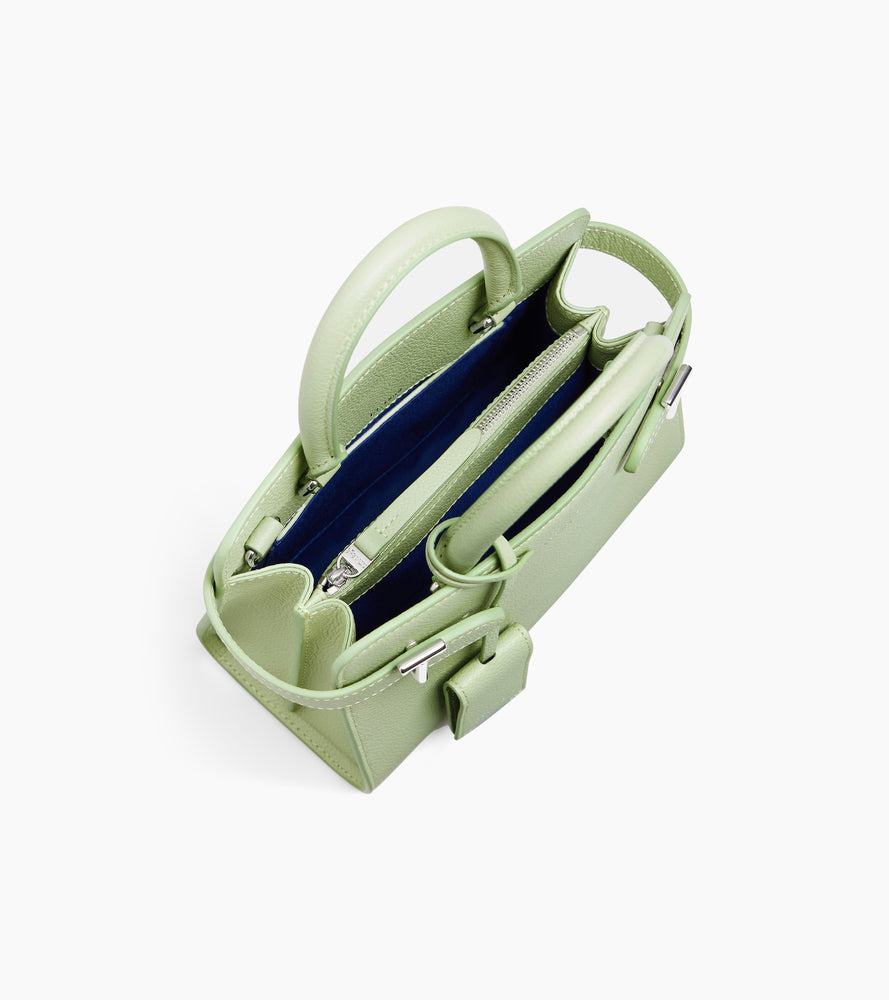 Kleine Handtasche Emilie aus genarbtem Leder mit Trageriemen