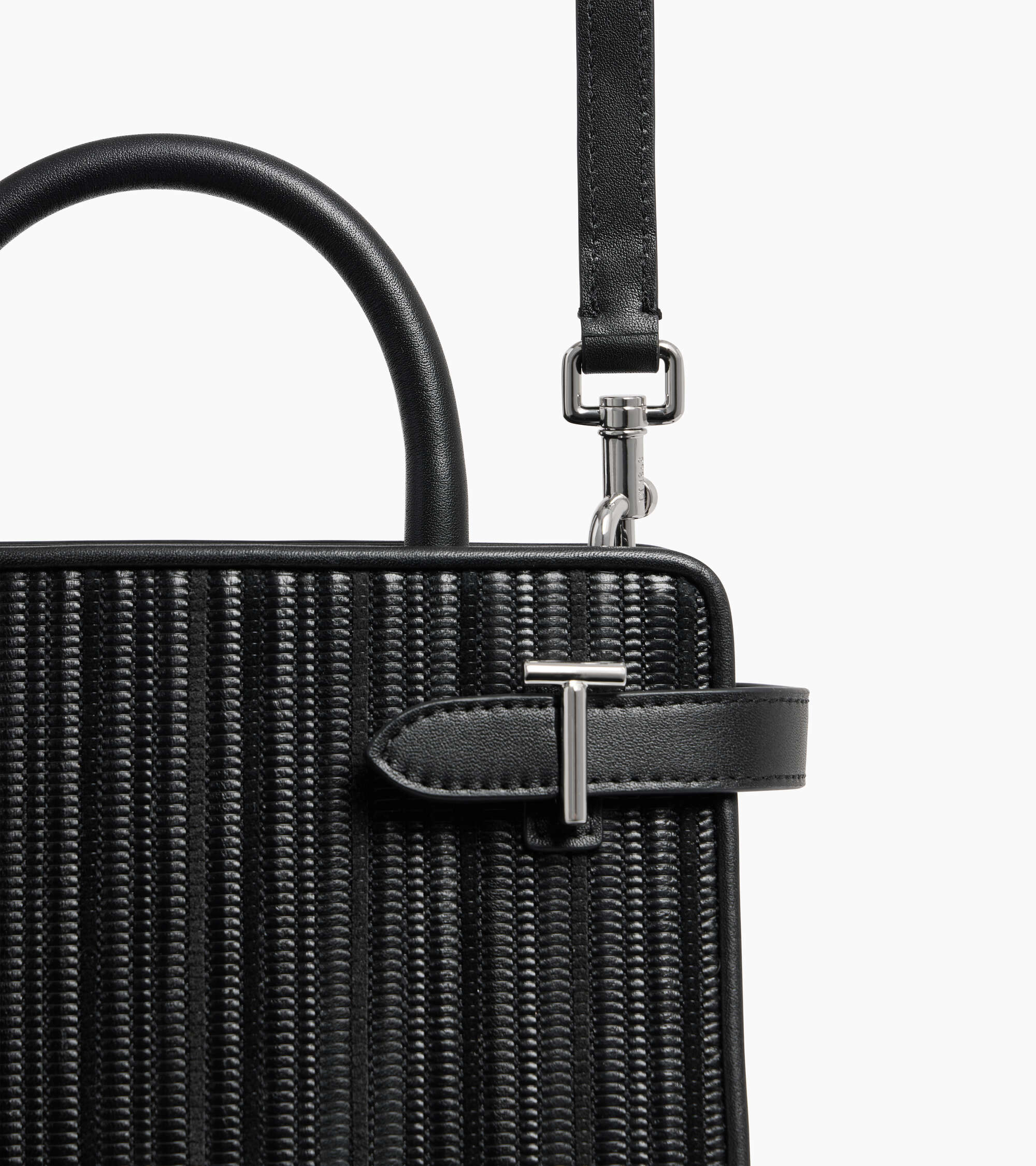 Kleine Handtasche Emilie aus wiederverwendetem geflochtenem Leder