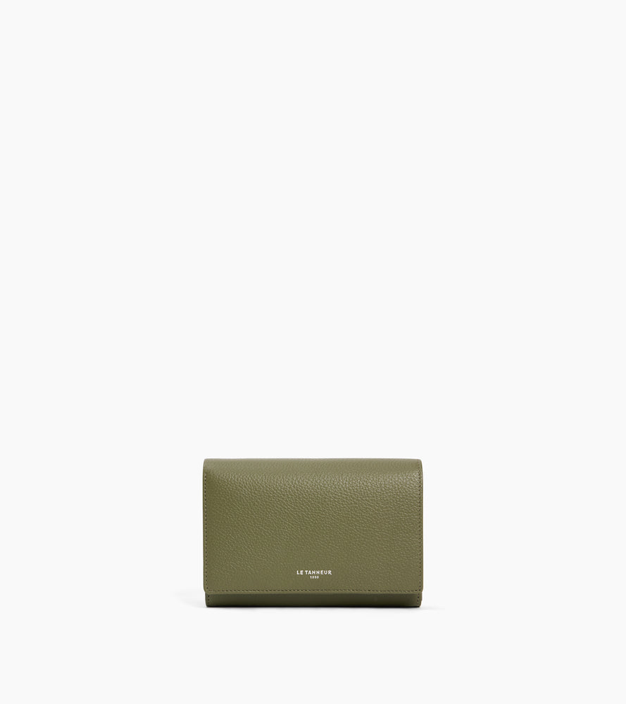 Portefeuille Emilie en cuir grainé