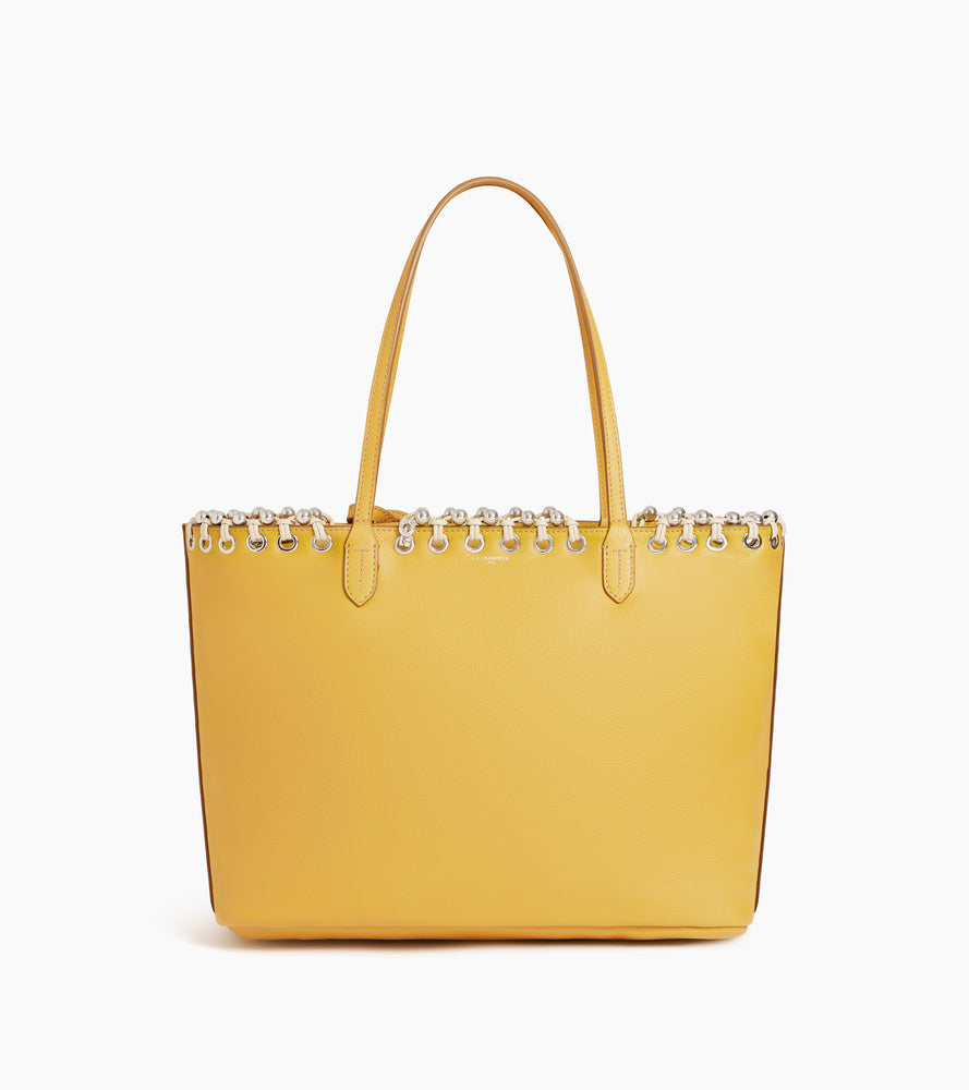 Grained leather tote bag Kitesy Martin