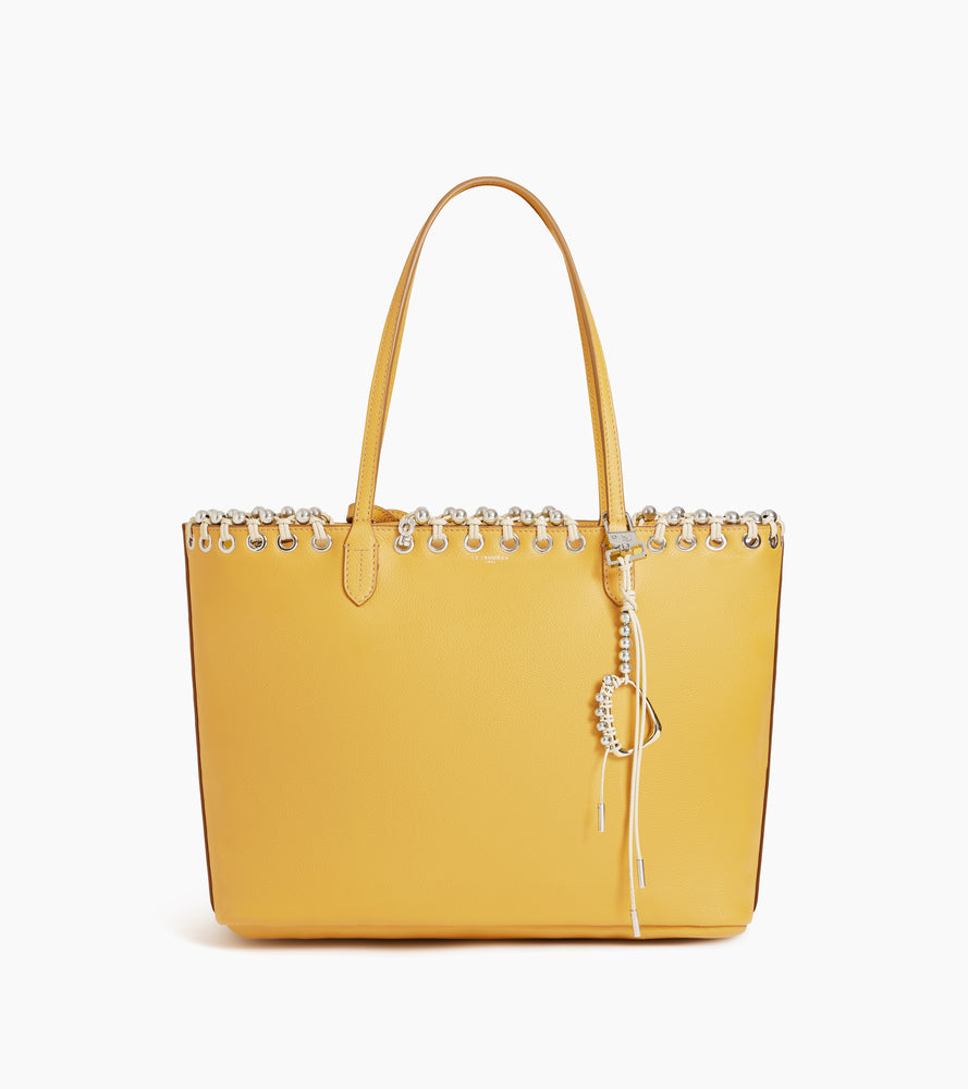 Grained leather tote bag Kitesy Martin