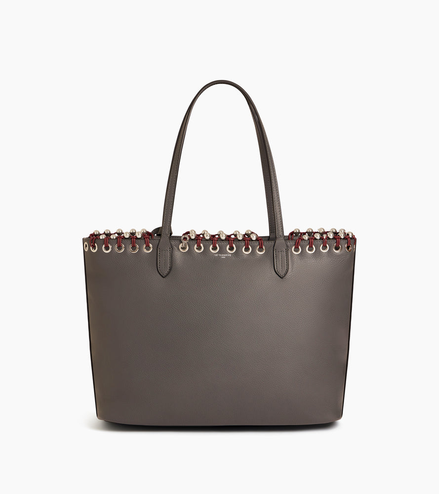 Grained leather tote bag Kitesy Martin