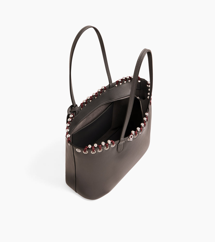 Grained leather tote bag Kitesy Martin