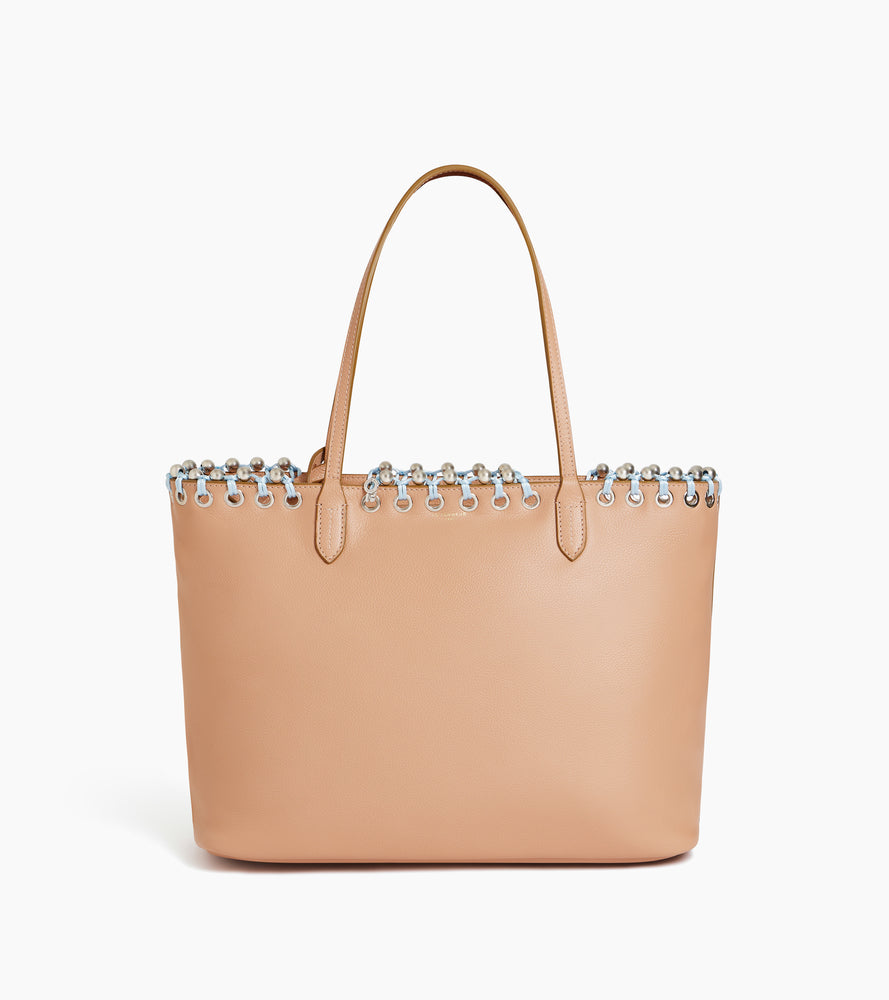 Grained leather tote bag Kitesy Martin