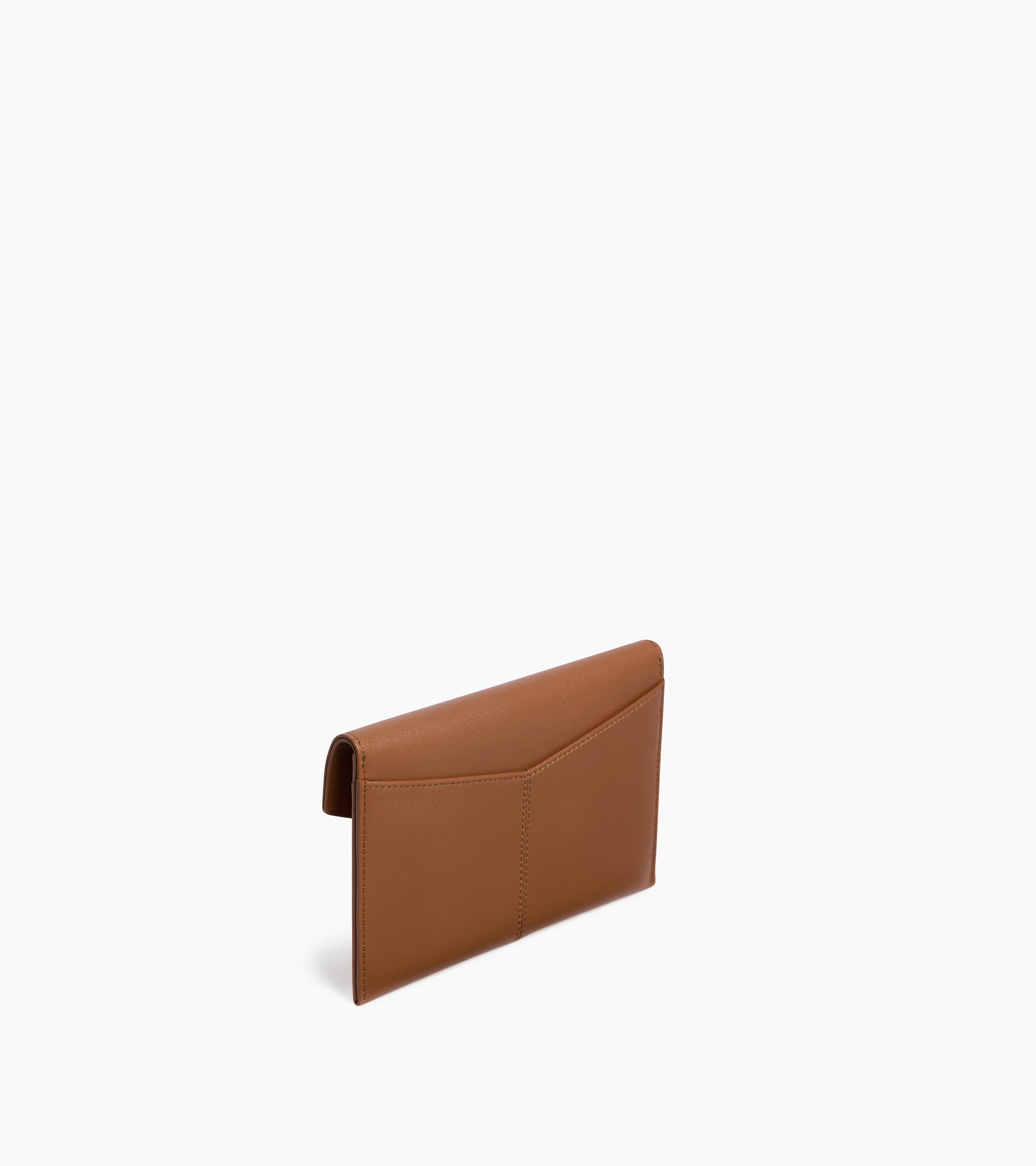 Paulette medium clutch envelope in smooth leather