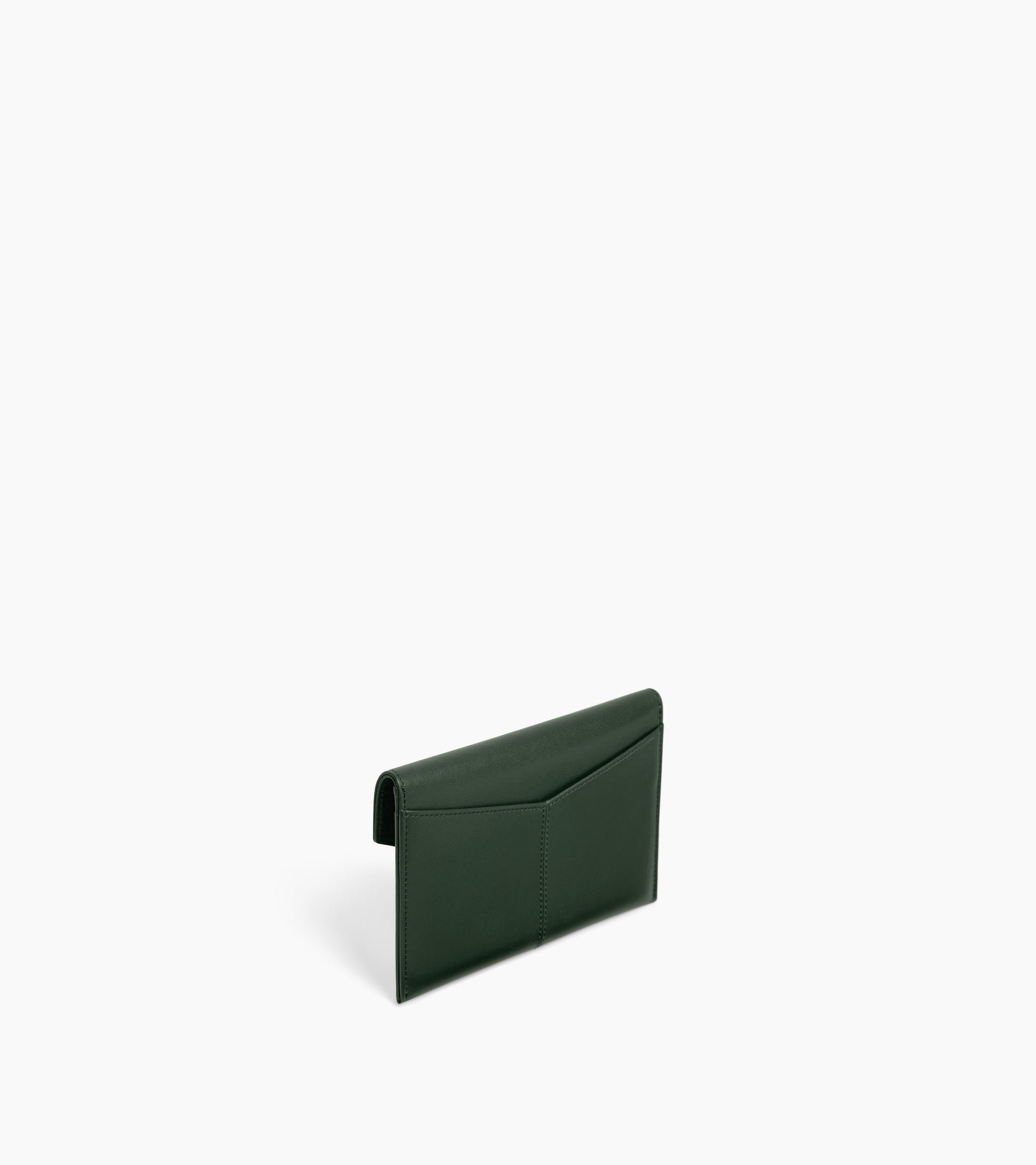 Paulette medium clutch envelope in smooth leather