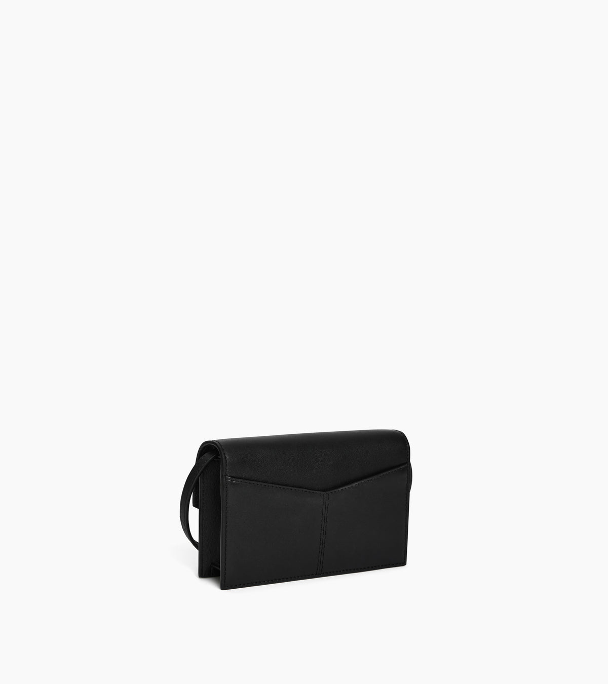 Bolso bandolera de piel lisa