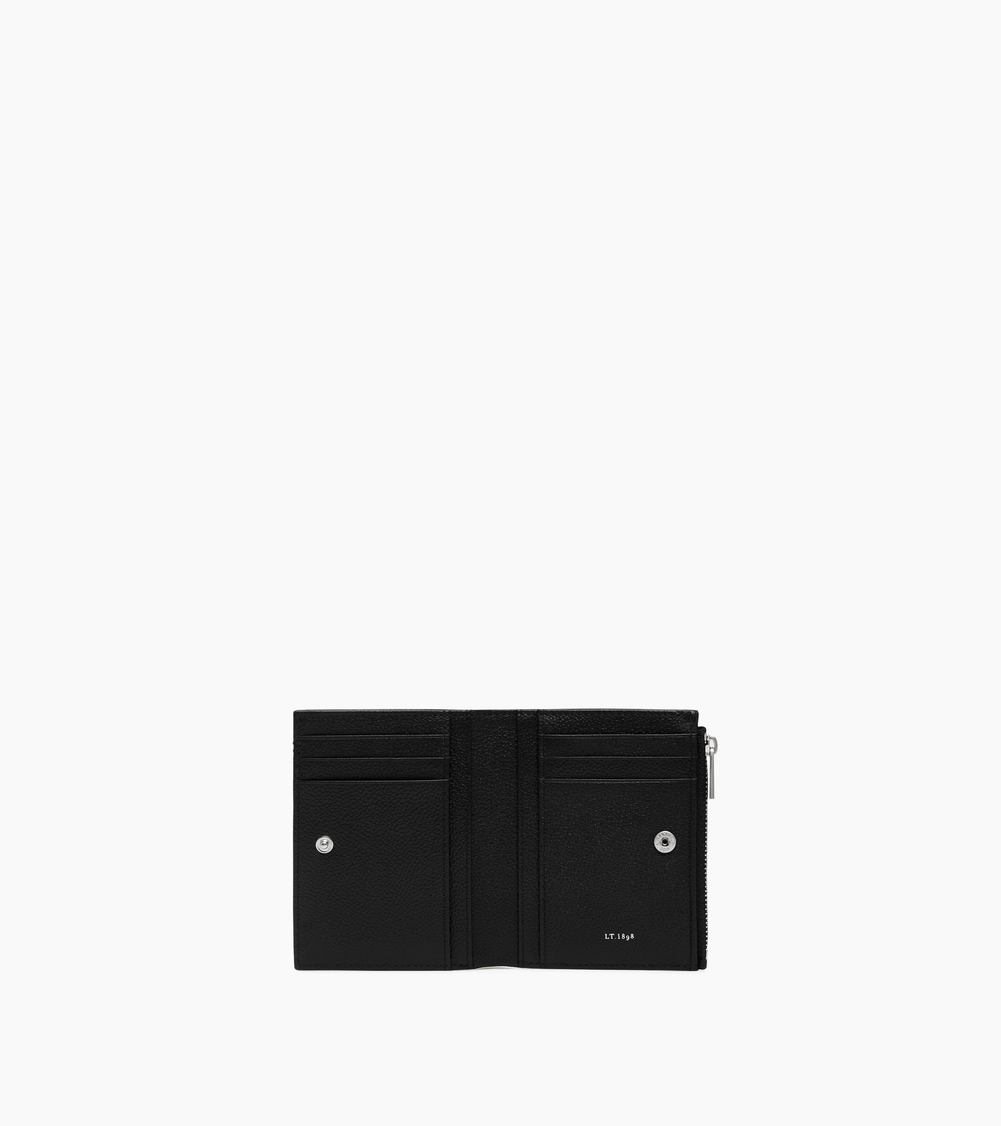 Lucien グレインレザー ファスナー付き 縦型 財布