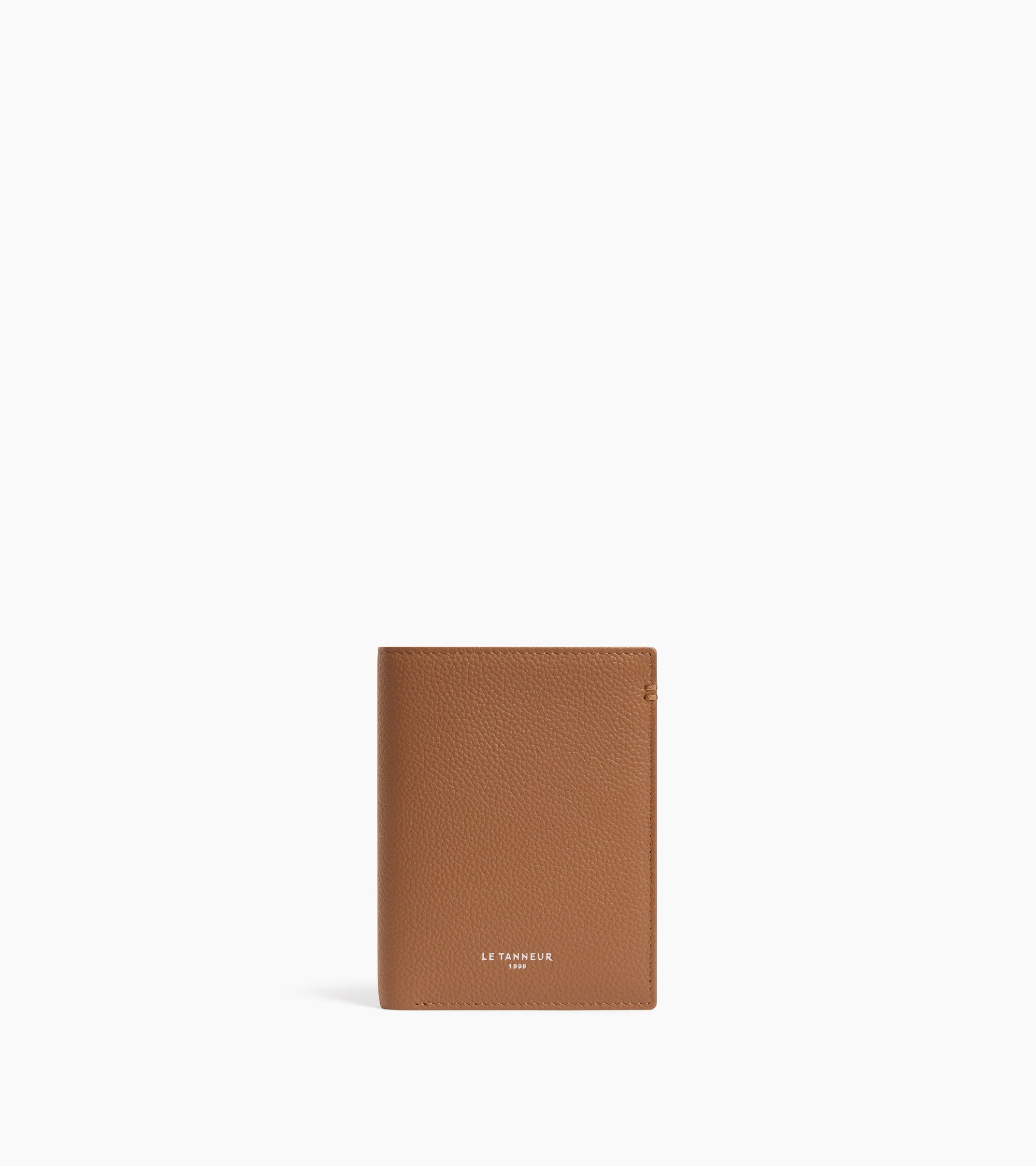 Lucien グレインレザー ファスナー付き ミディアム 縦型 財布