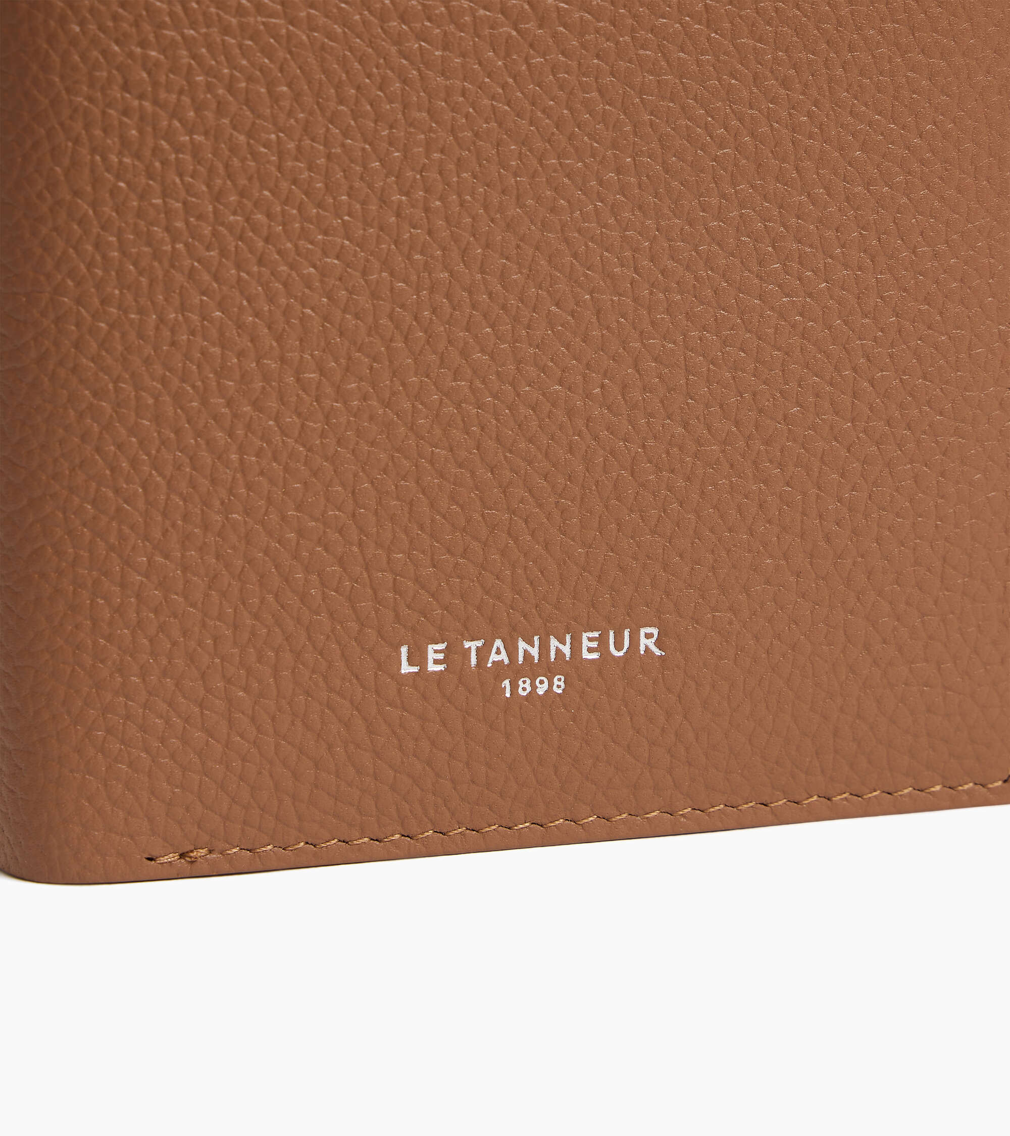 Lucien グレインレザー ファスナー付き ミディアム 縦型 財布