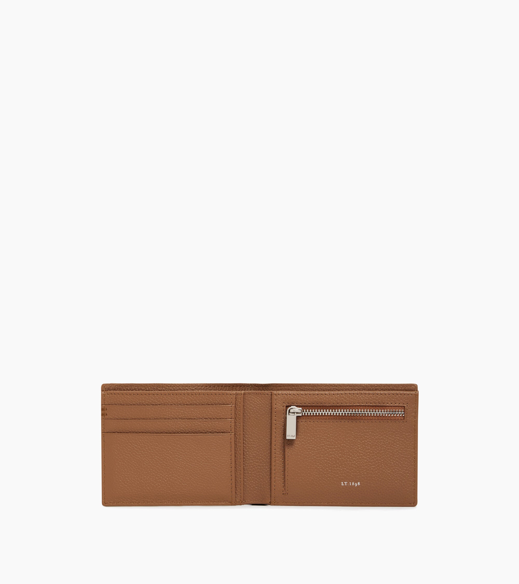 Lucien グレインレザー ファスナー付き 横型 財布