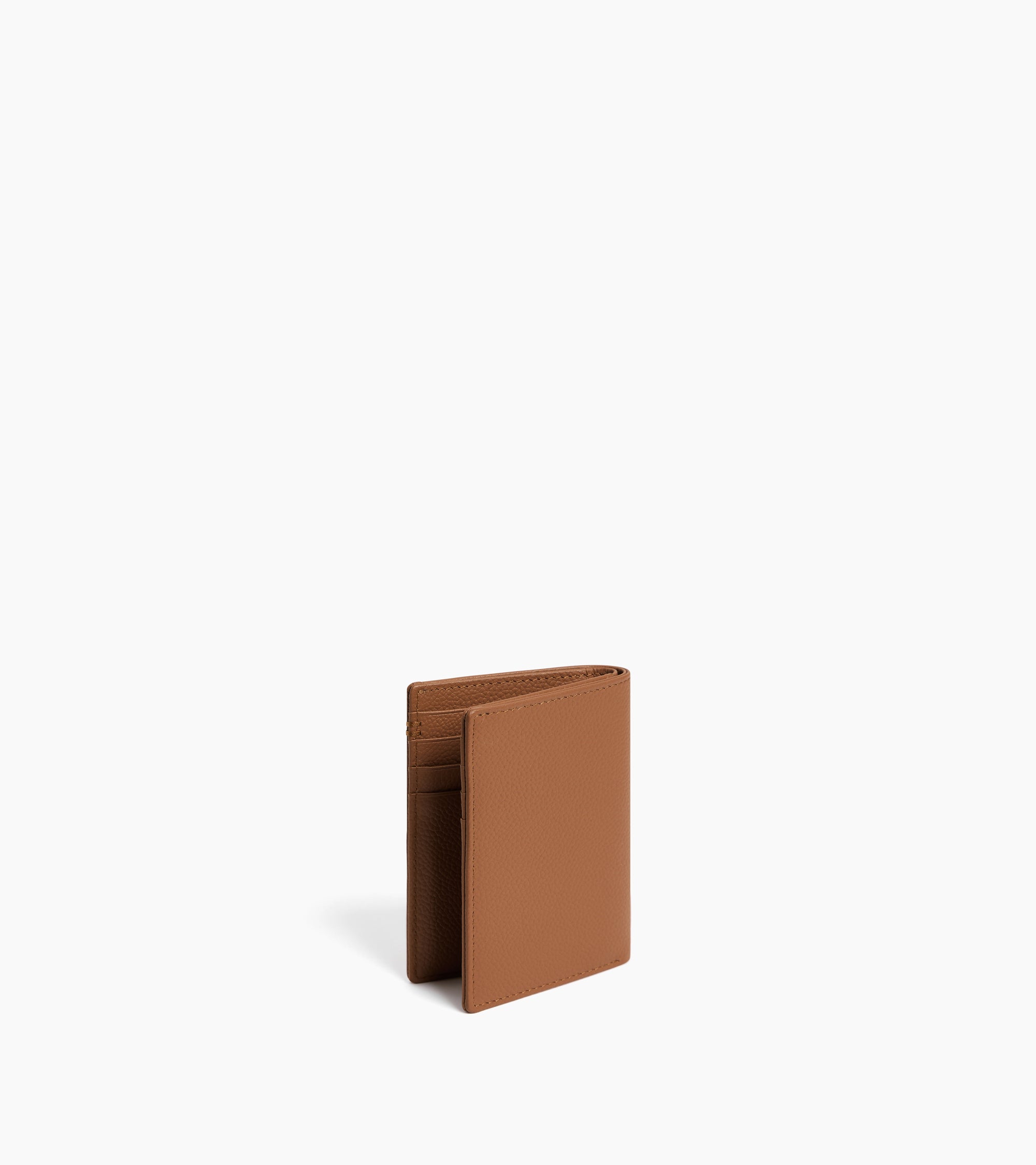 Petit porte cartes Lucien en cuir grainé