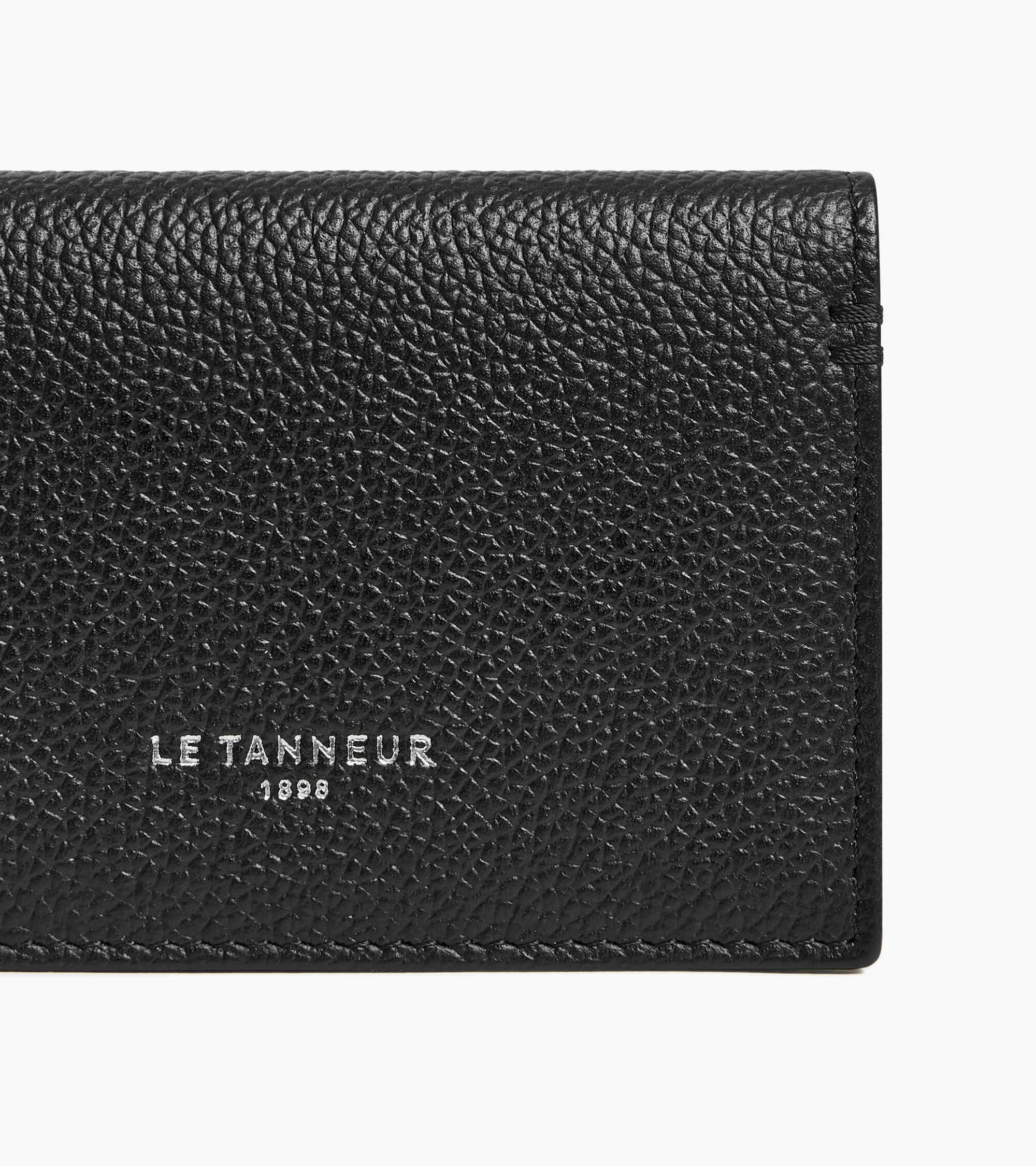 Lucien グレインレザー 横型 二つ折りカードケース