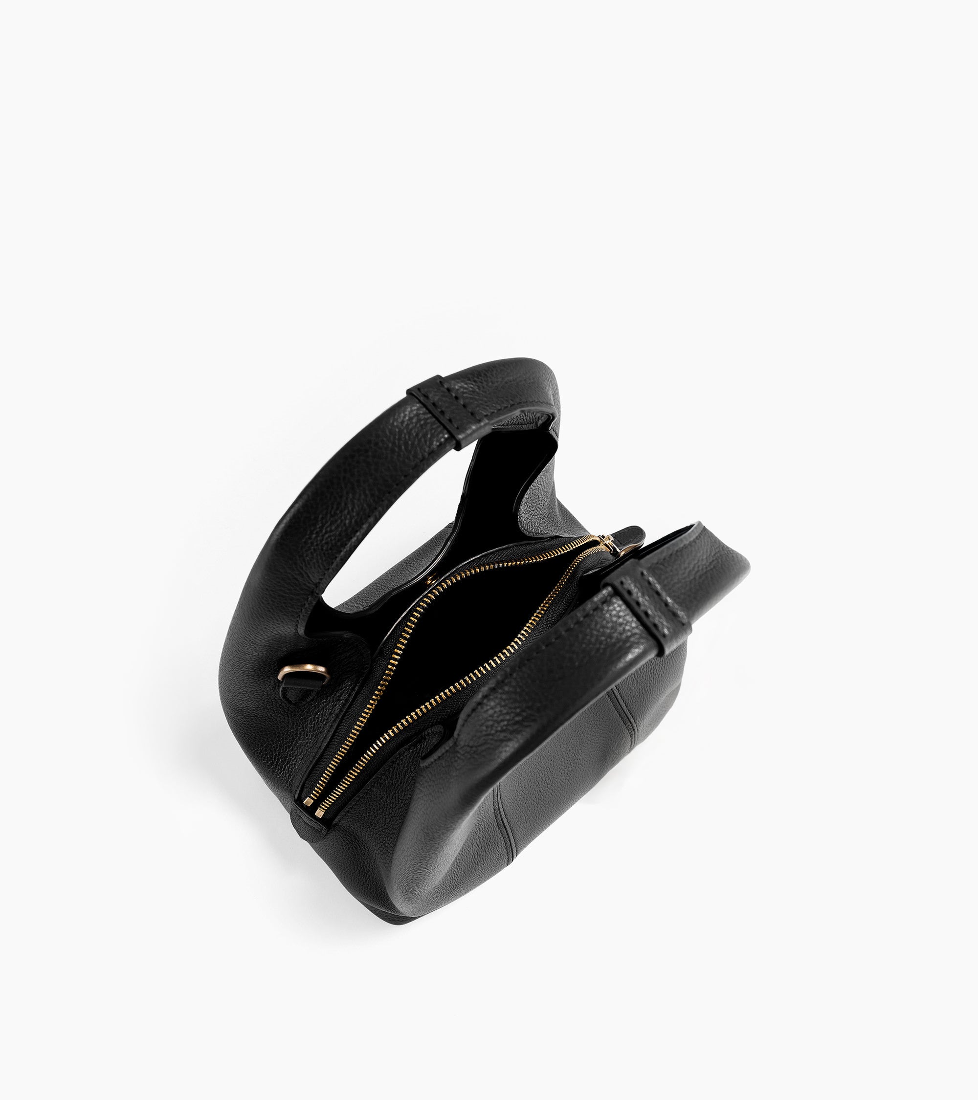 Kleine Handtasche Juliette aus genarbtem Leder