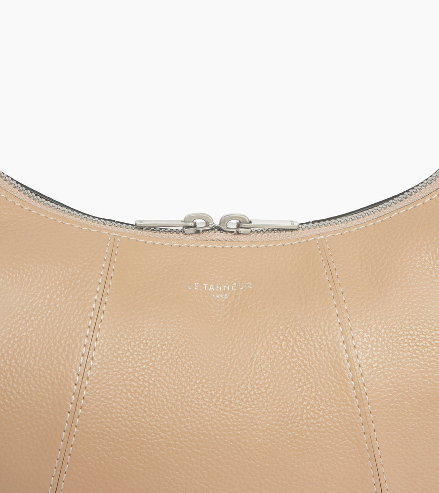 Kleine Hobo-Tasche Juliette aus genarbtem Leder