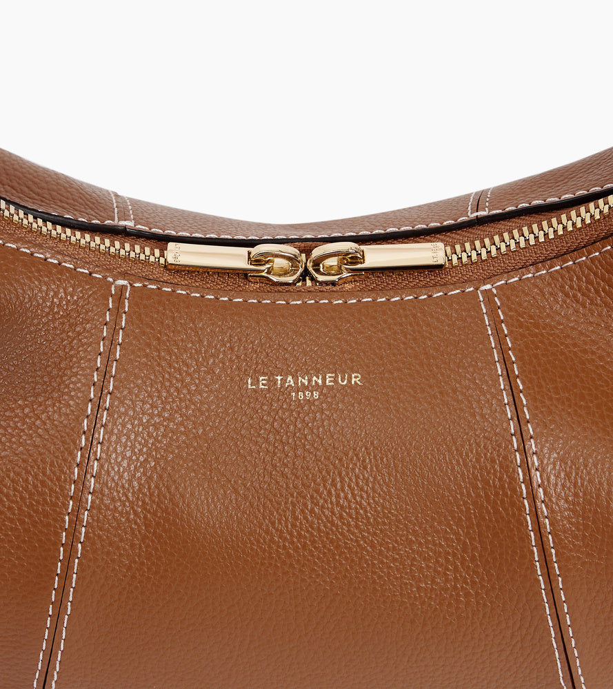 Kleine Hobo-Tasche Juliette aus genarbtem Leder