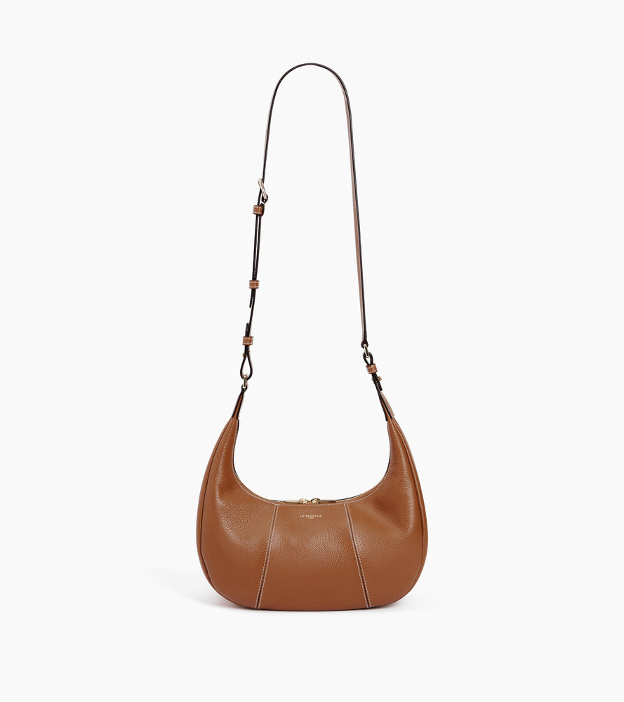 Kleine Hobo-Tasche Juliette aus genarbtem Leder