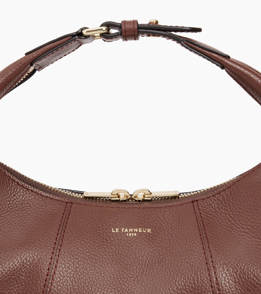 Kleine Hobo-Tasche Juliette aus genarbtem Leder