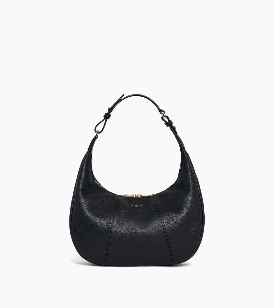 Kleine Hobo-Tasche Juliette aus genarbtem Leder