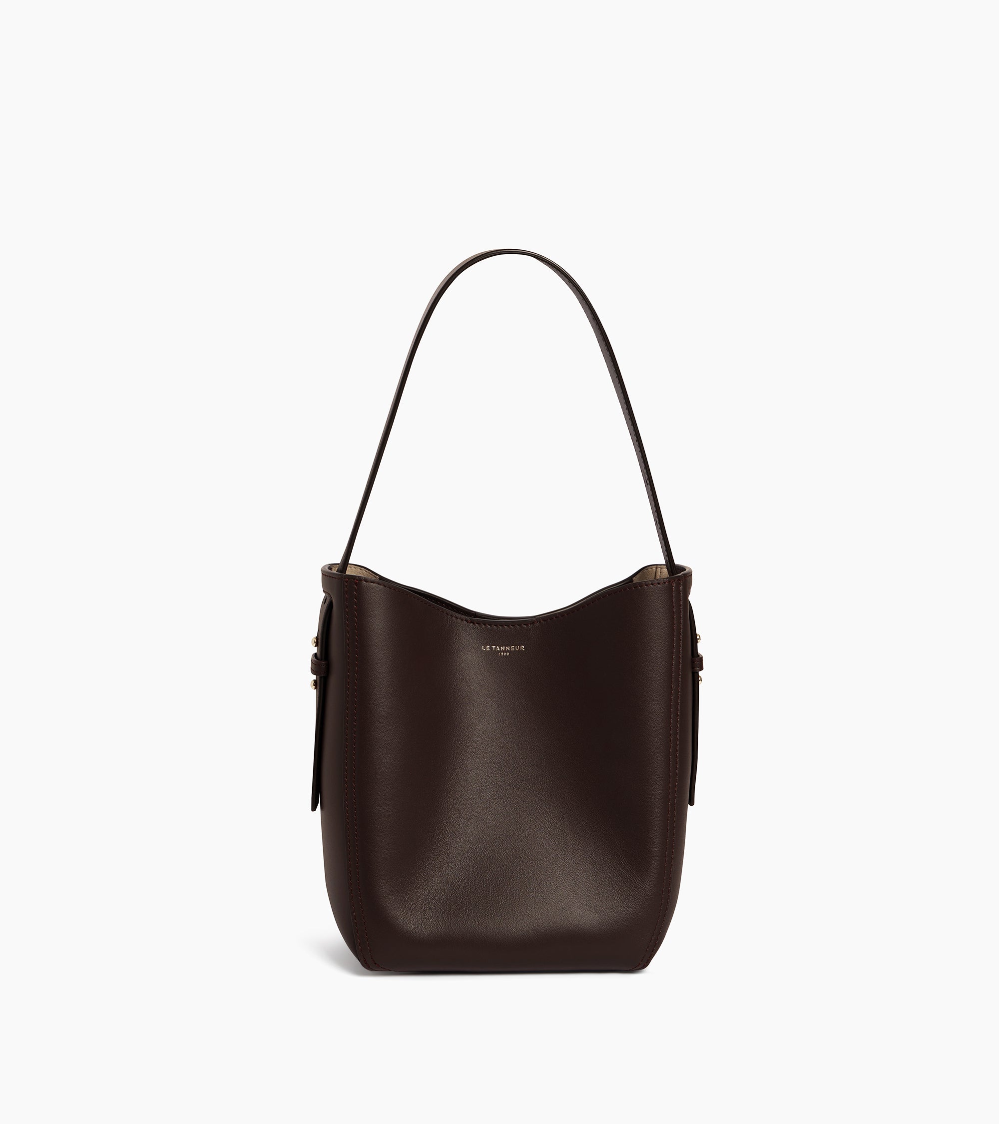 Céleste small smooth leather hobo bag