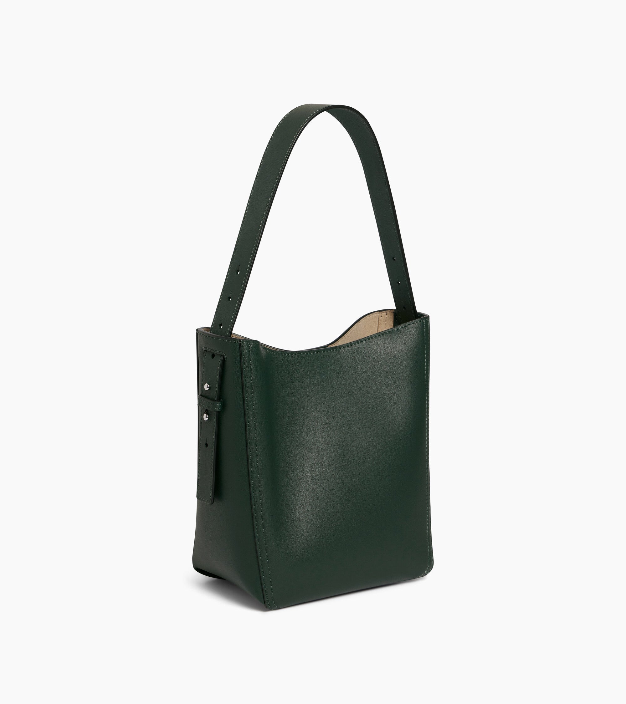 Céleste small smooth leather hobo bag