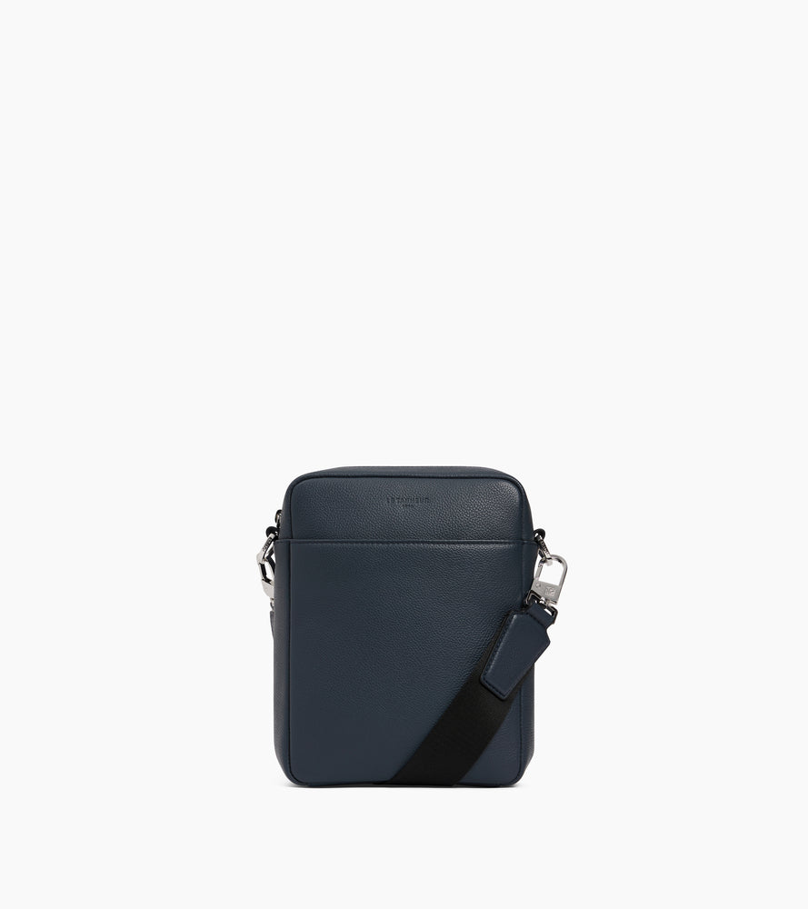 Marceau small zipped satchel in grained leather