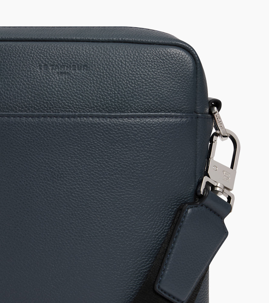 Marceau small zipped satchel in grained leather