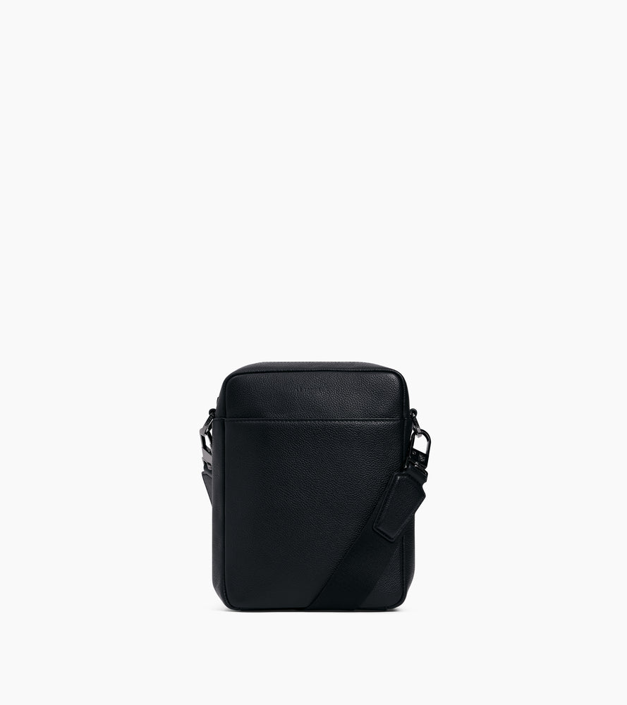 Marceau small zipped satchel in grained leather