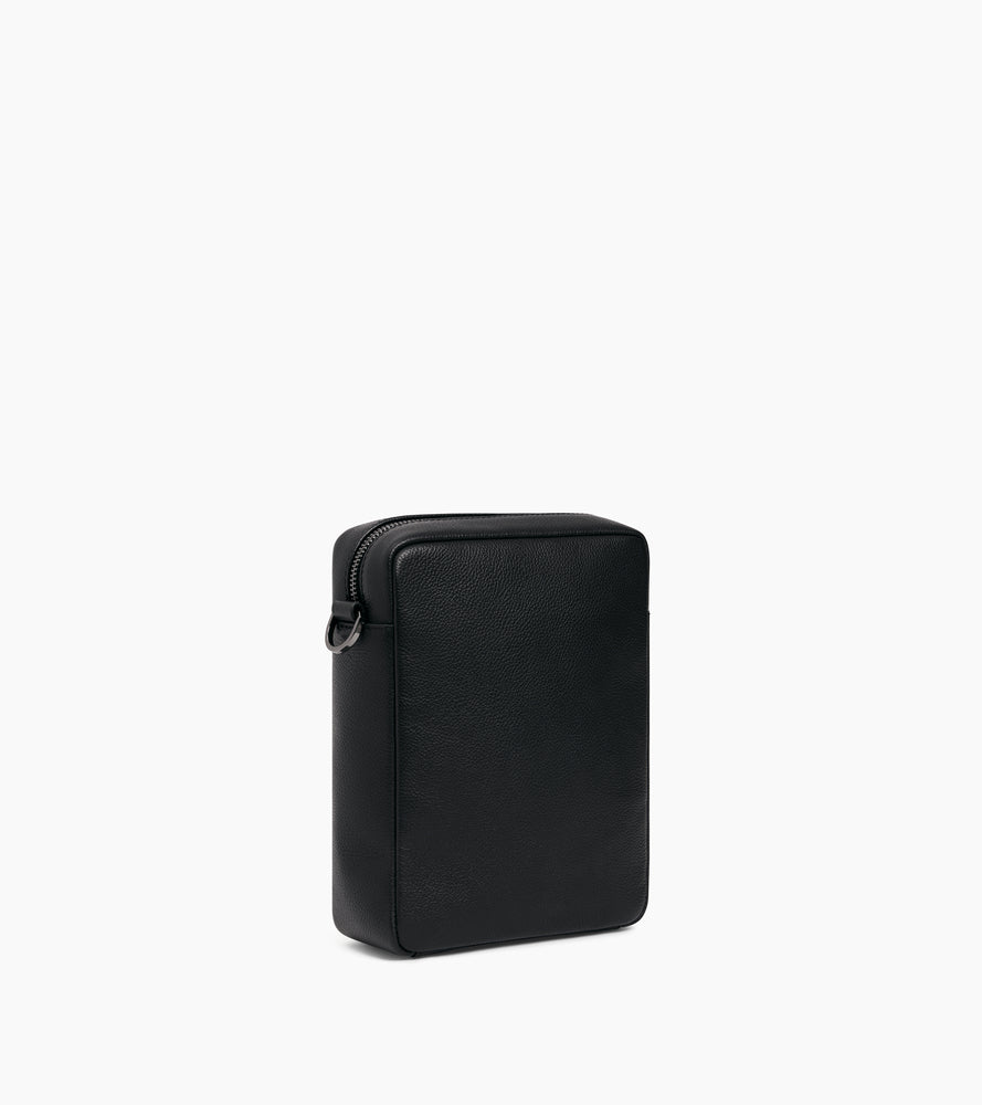 Marceau small zipped satchel in grained leather