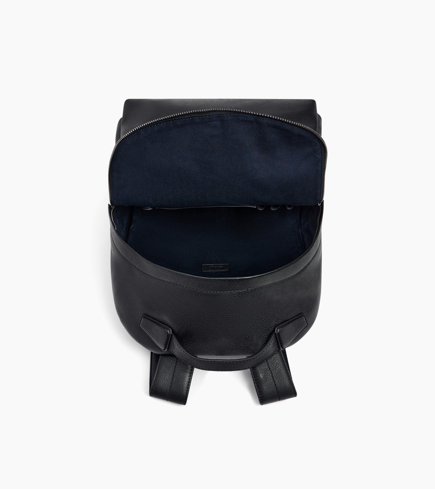 Rucksack Marceau aus genarbtem Leder
