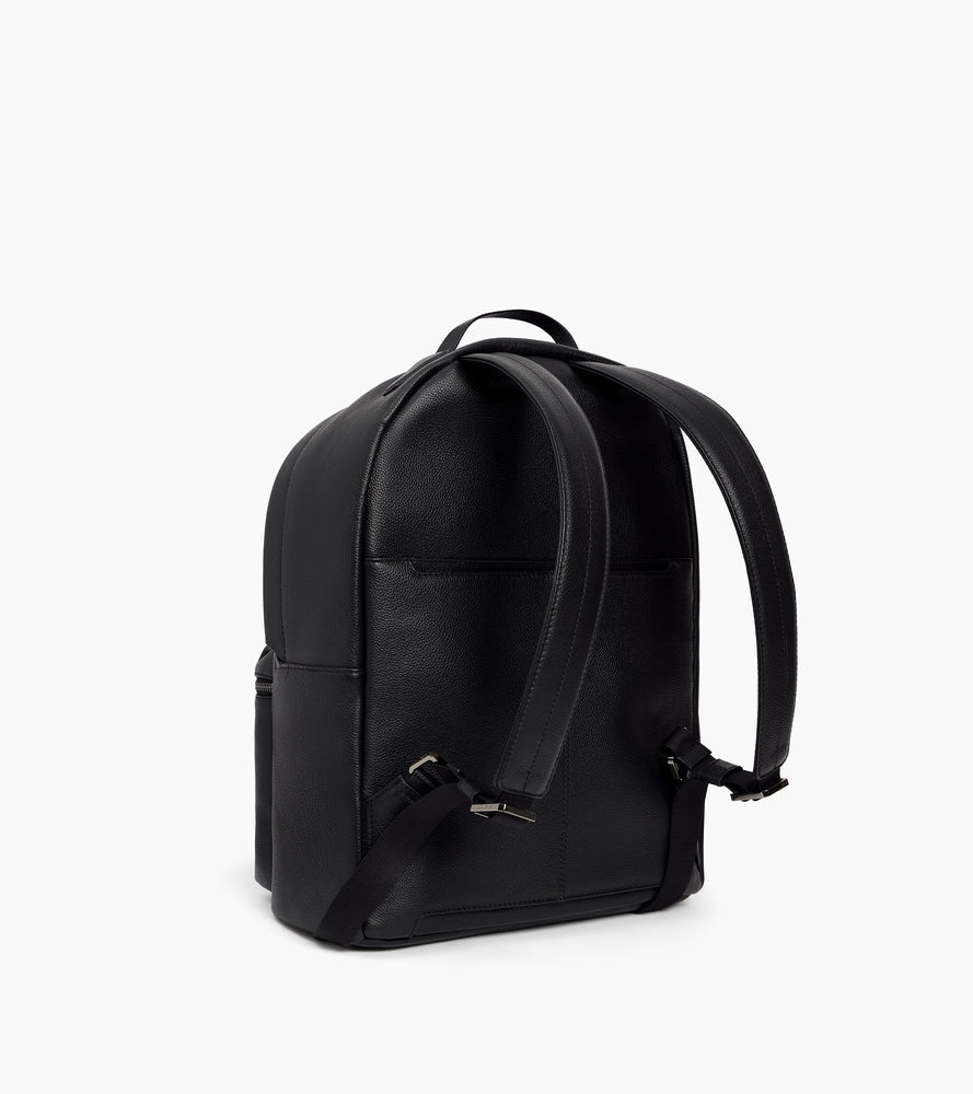 Rucksack Marceau aus genarbtem Leder