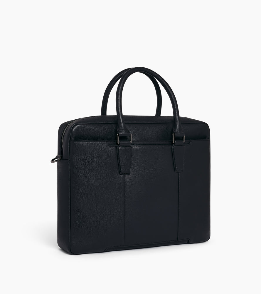 Marceau 14" small model briefcase in grained leather