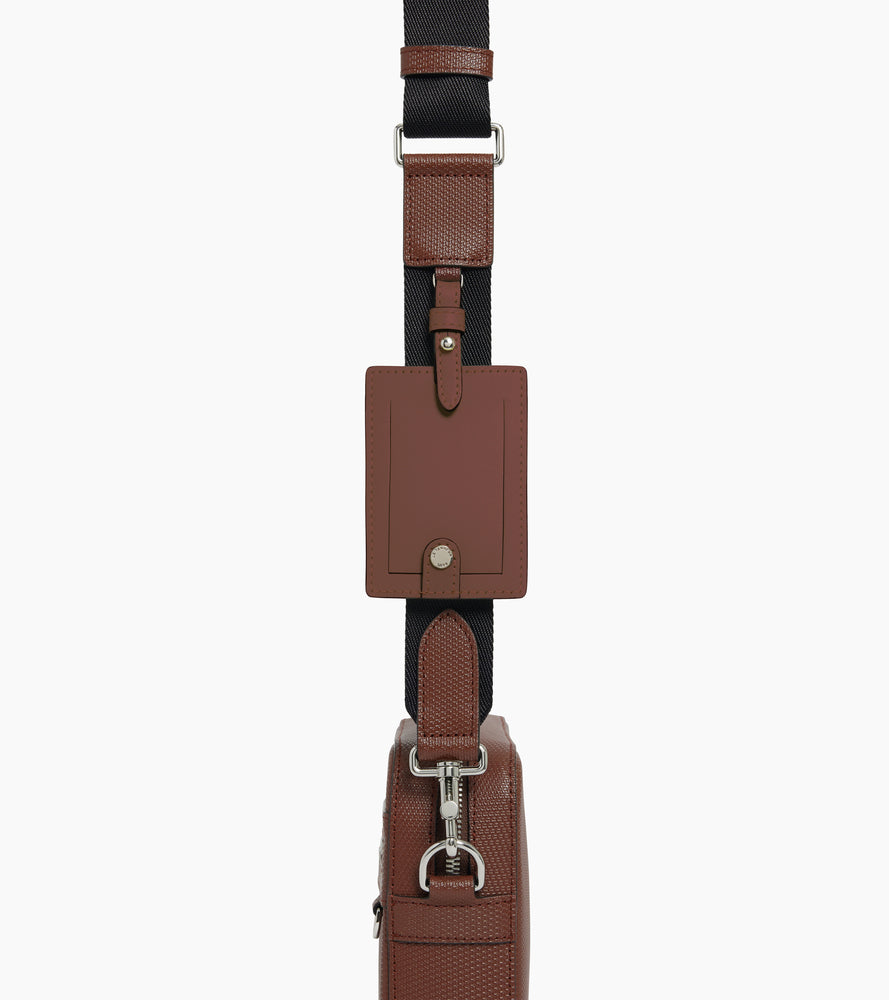Emile small shoulder bag in T signature leather